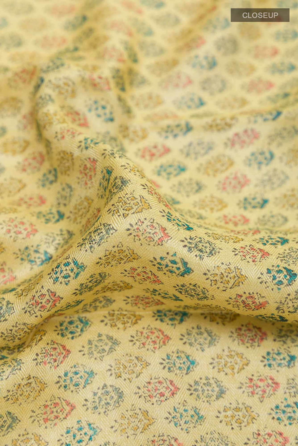 Yellow Tussar Saree