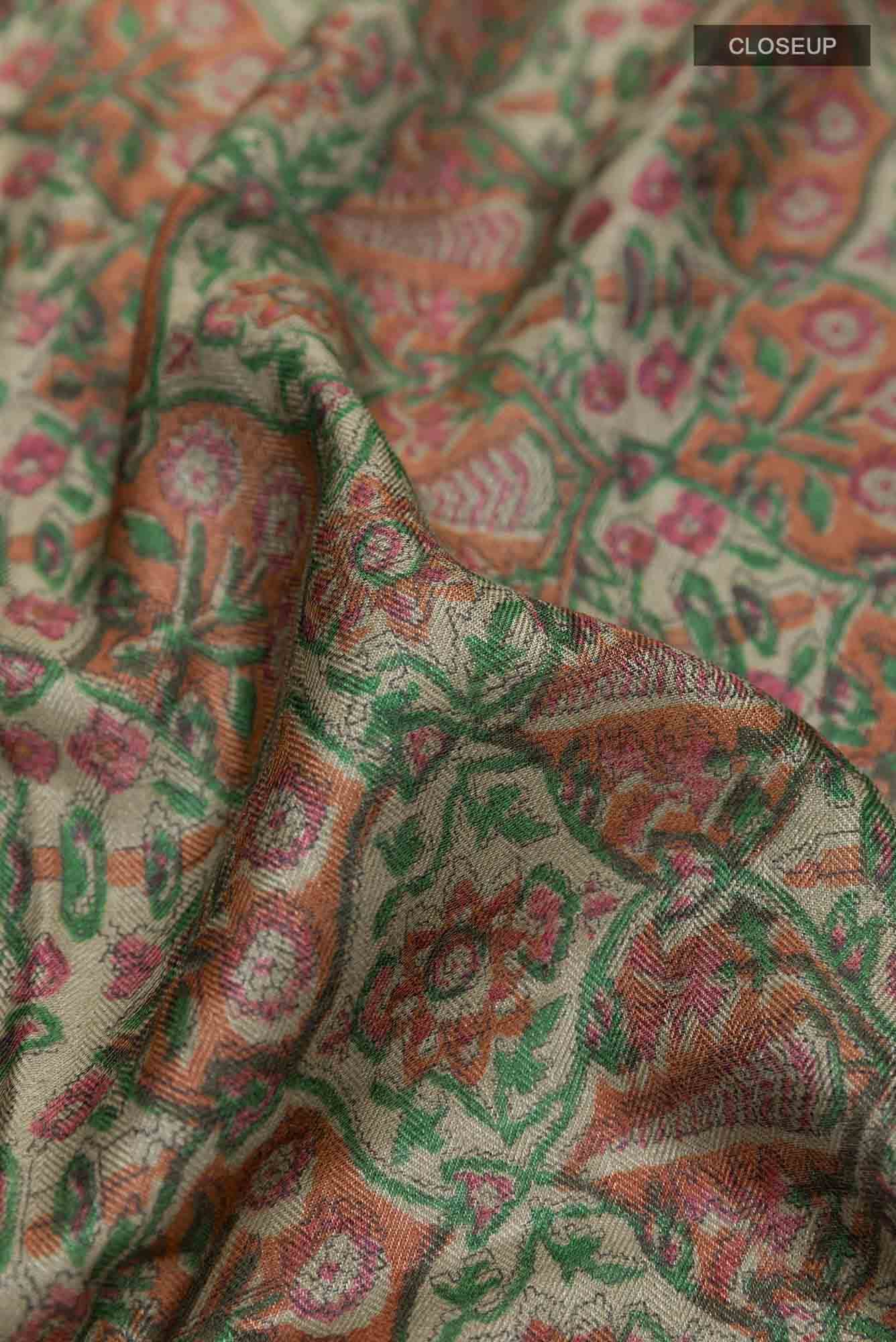 Grey Tussar Saree