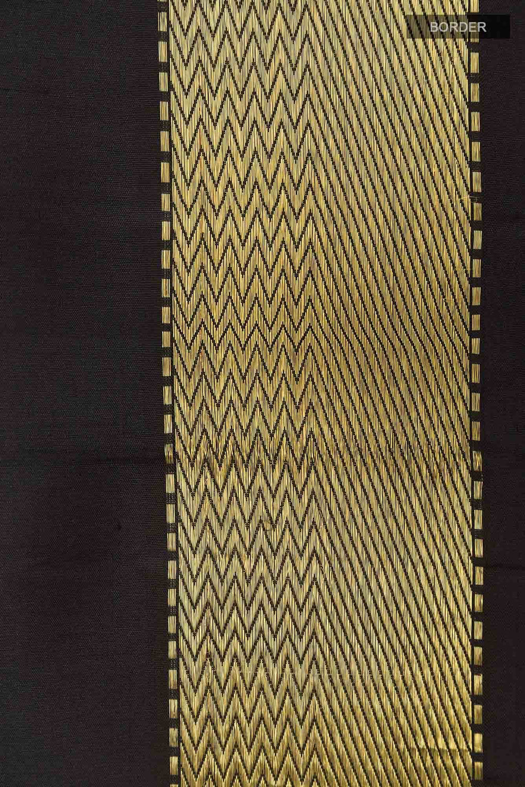 Black Kanchipuram Silk Saree