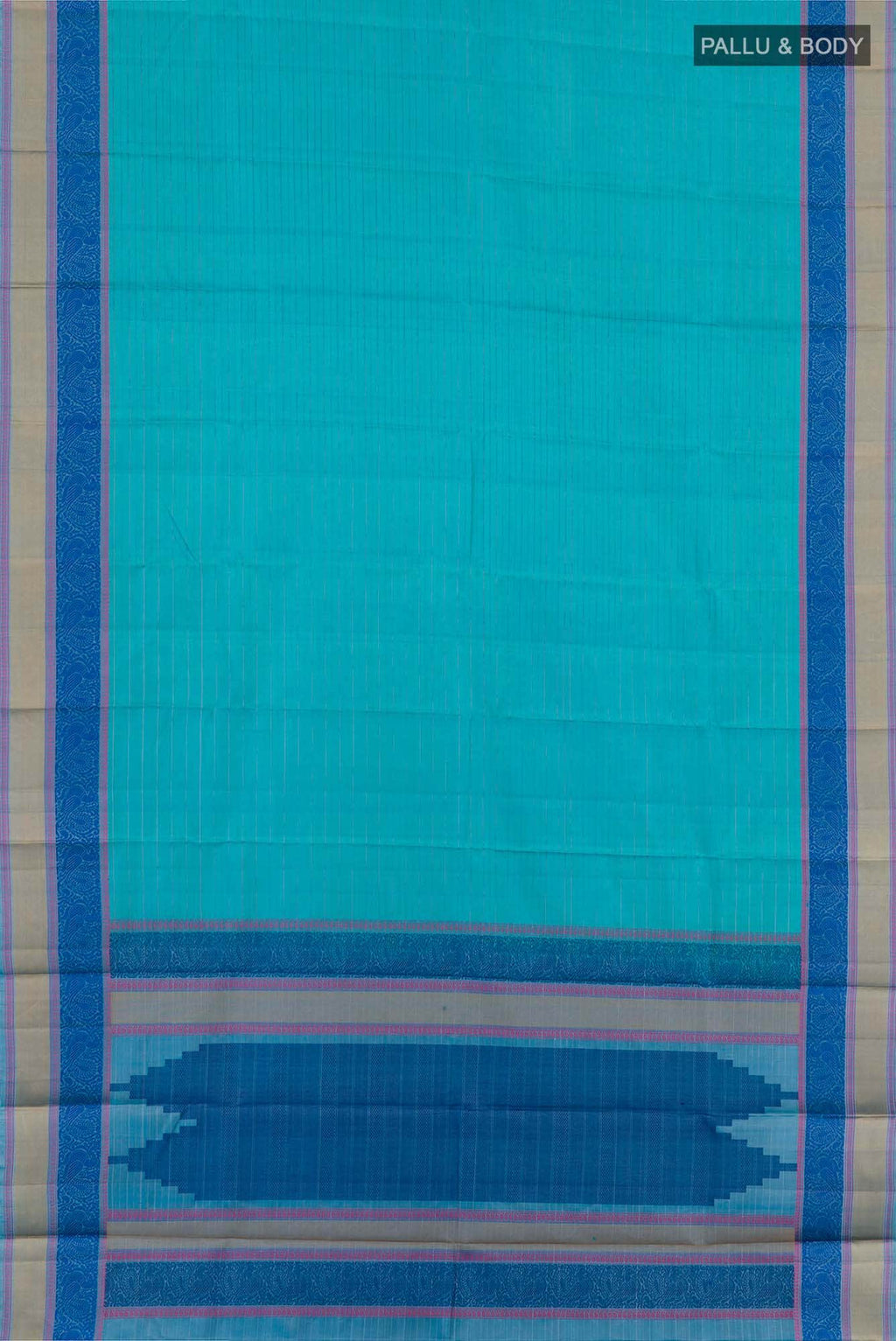 Blue Kanchipuram Silk Saree