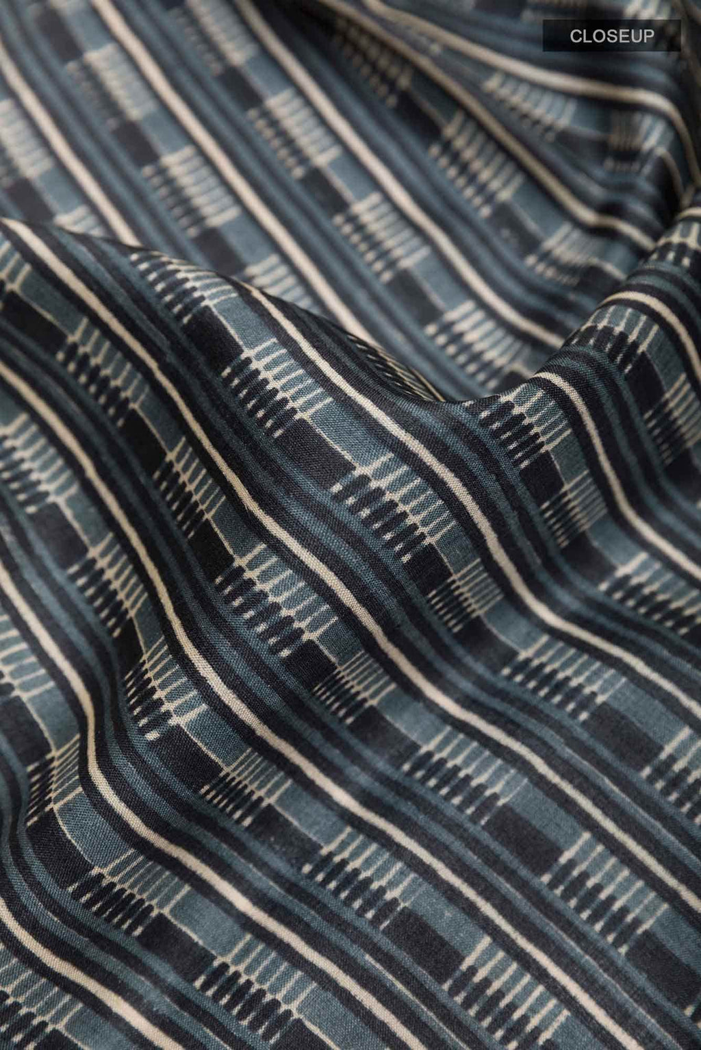 Blue Grey Tussar Saree
