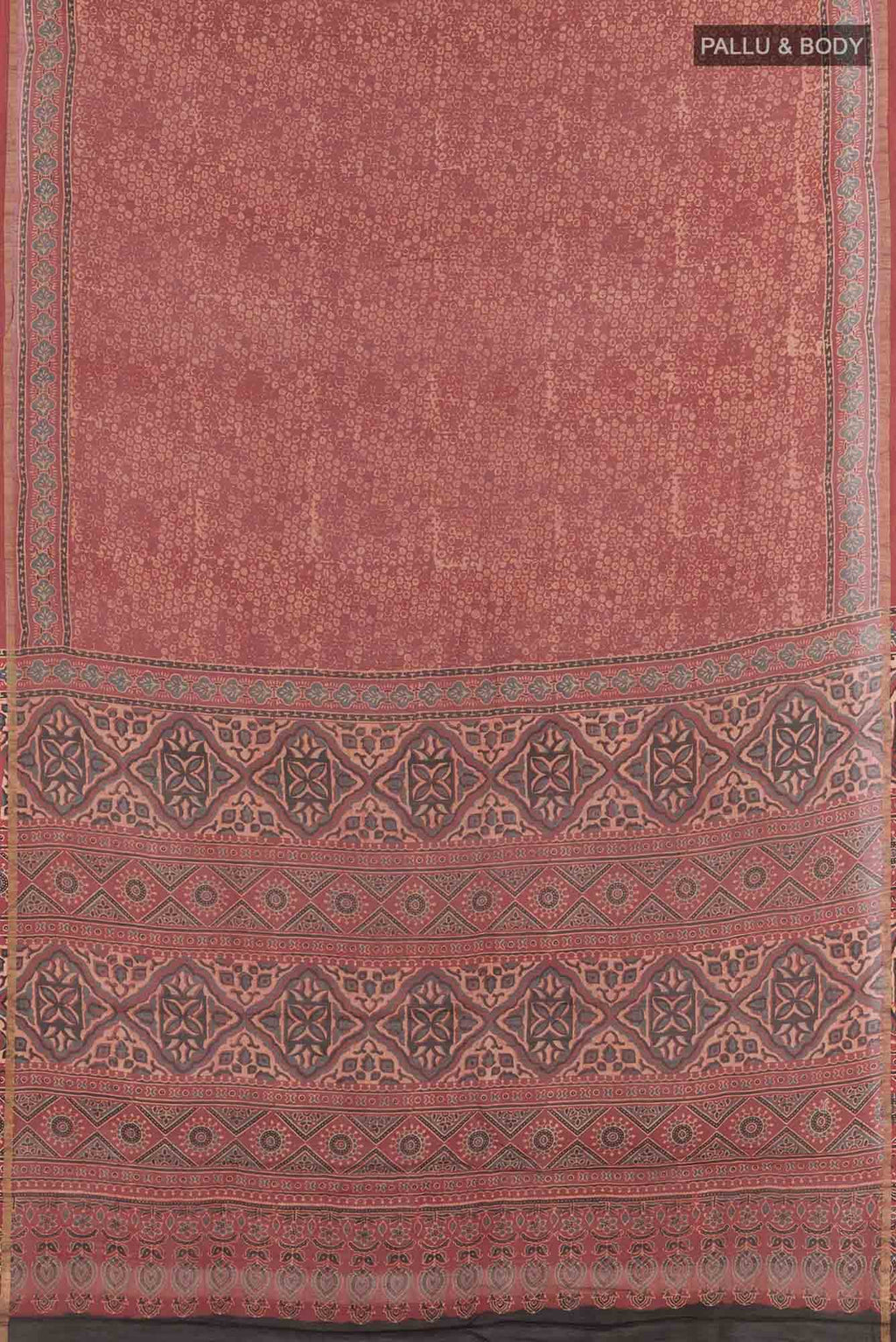 Maroon Blended Maheshwari Silk Cotton Saree