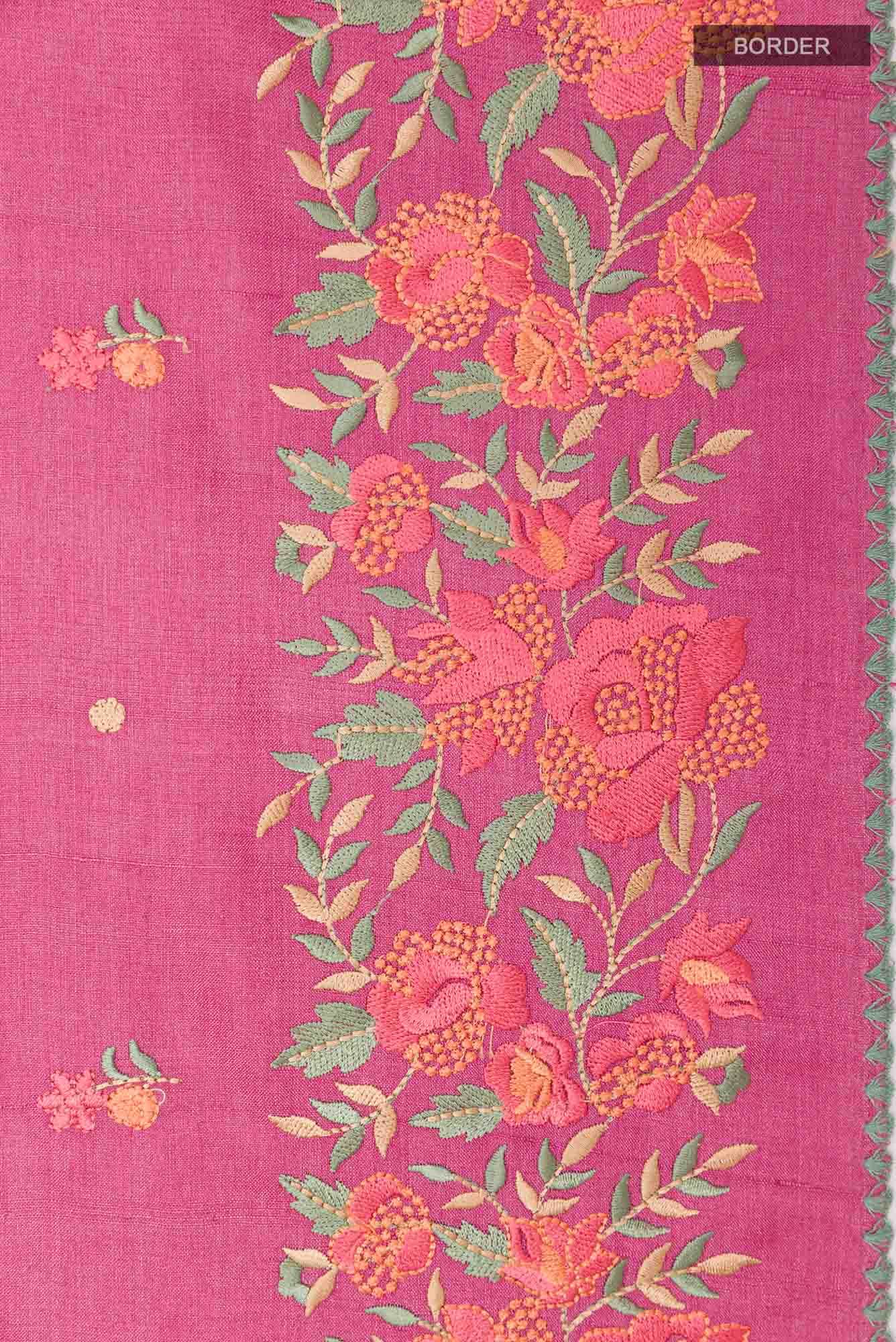 Purple Tussar Saree