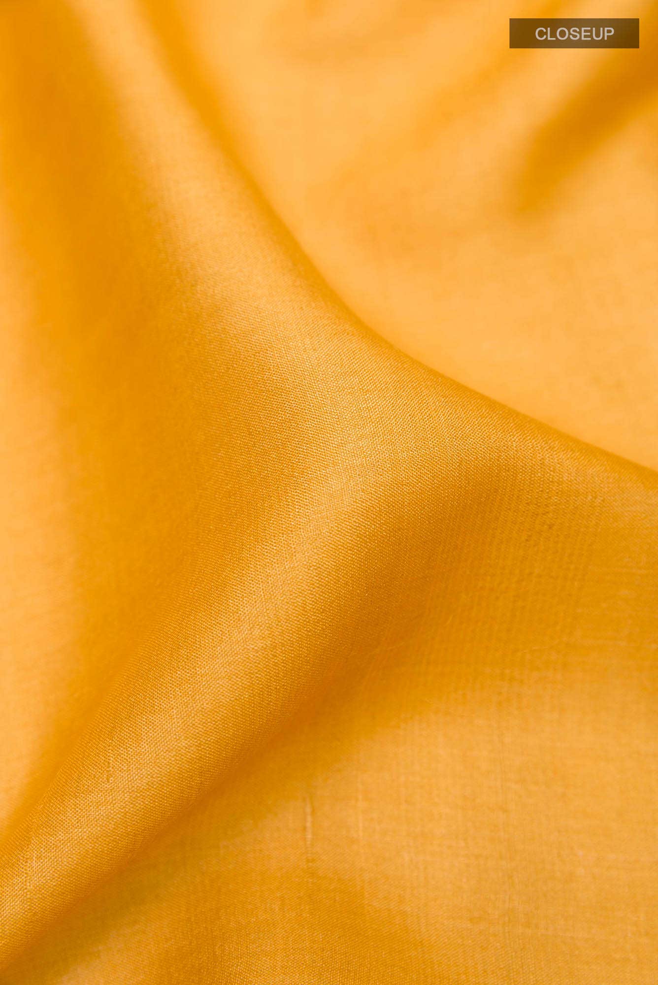 Mustard Tussar Saree