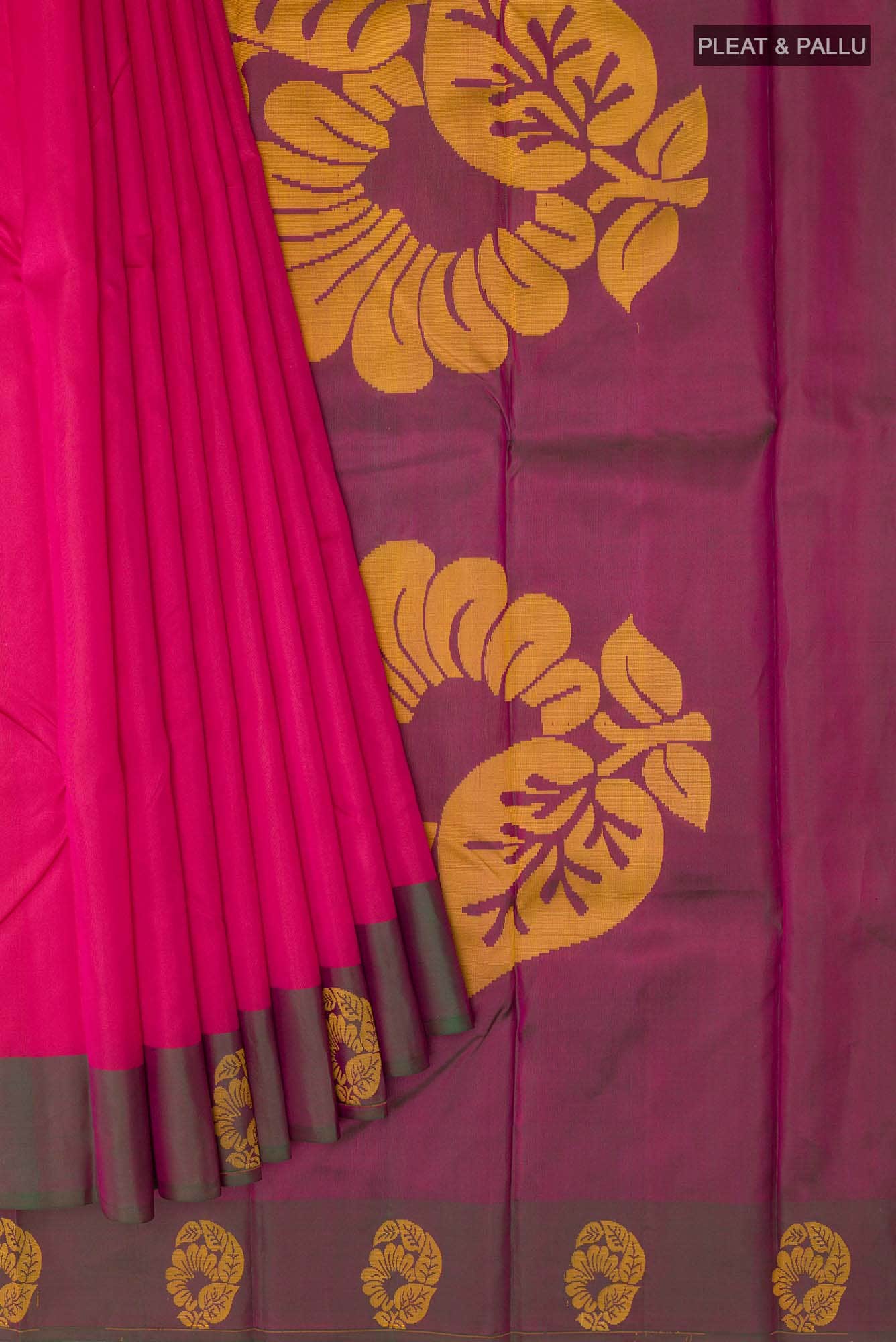 Pink Kanchipuram Saree