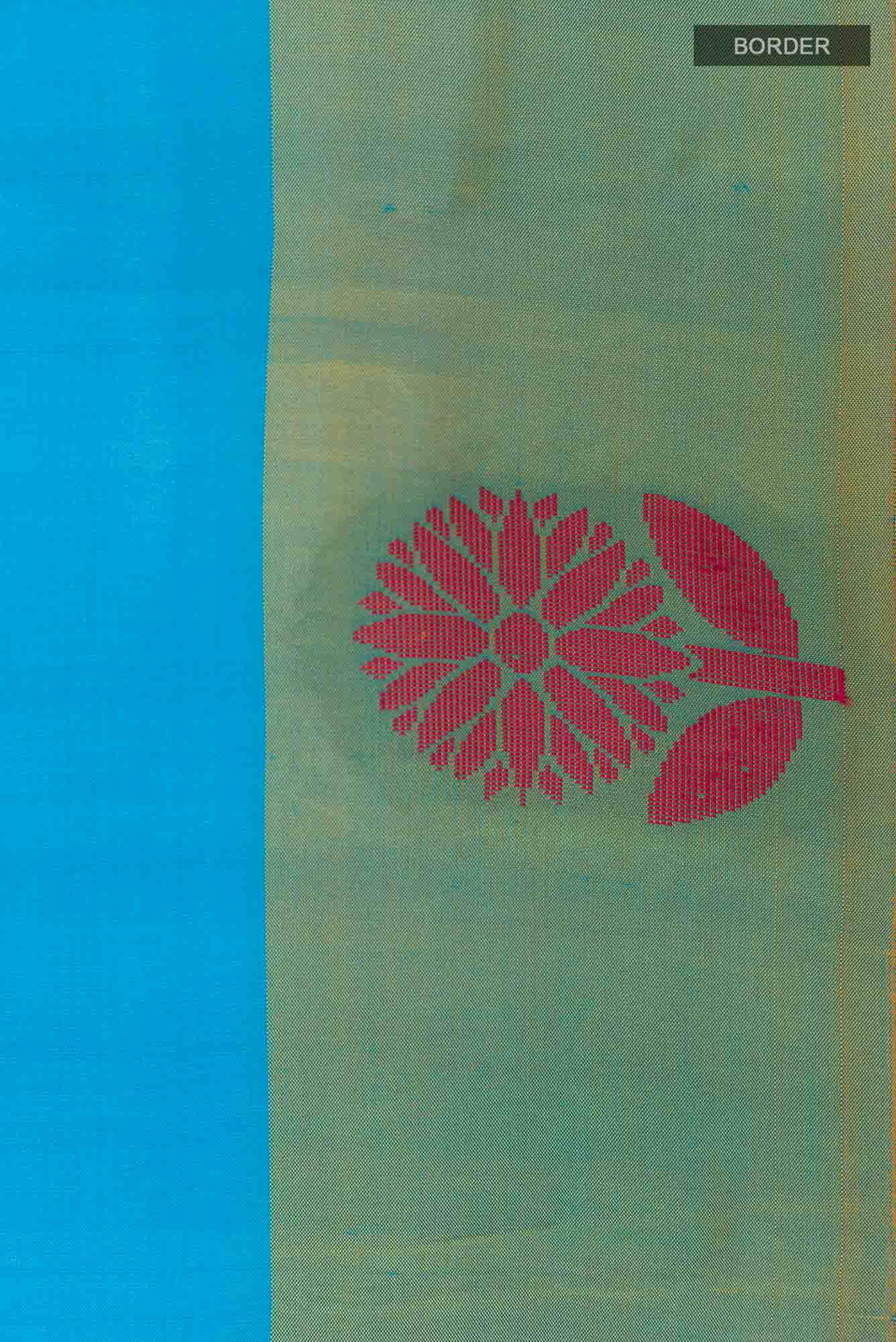 Blue Kanchipuram Saree