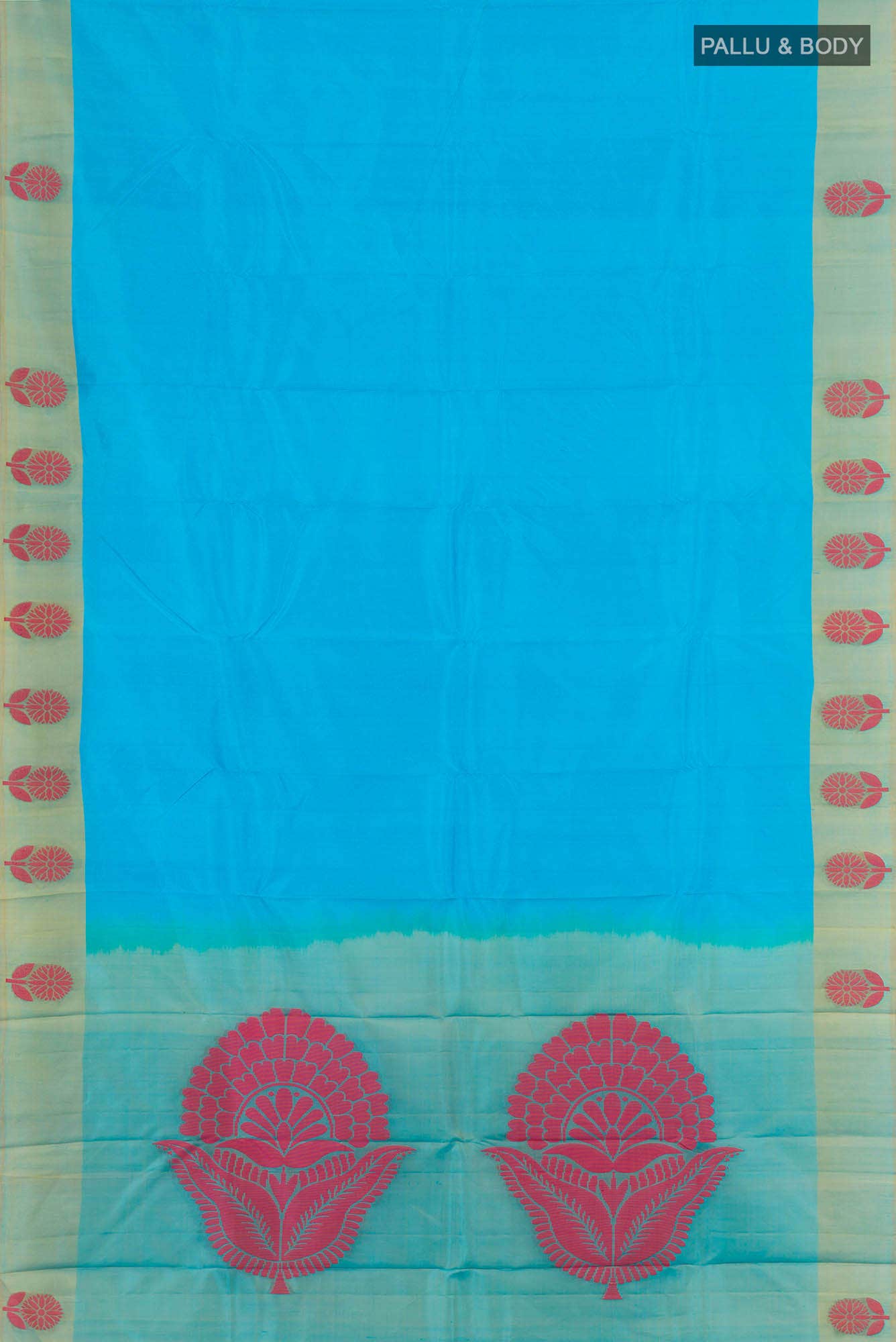 Blue Kanchipuram Saree