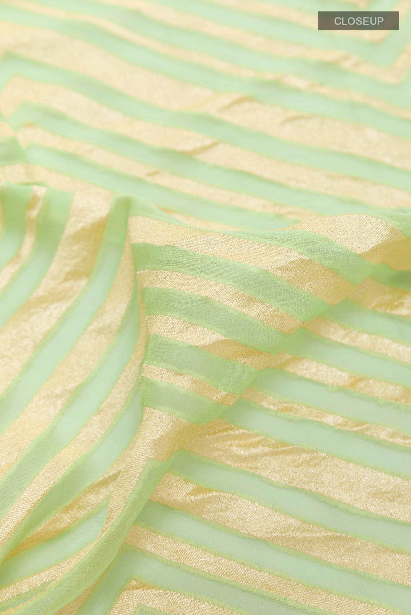 Light Green Georgette Saree