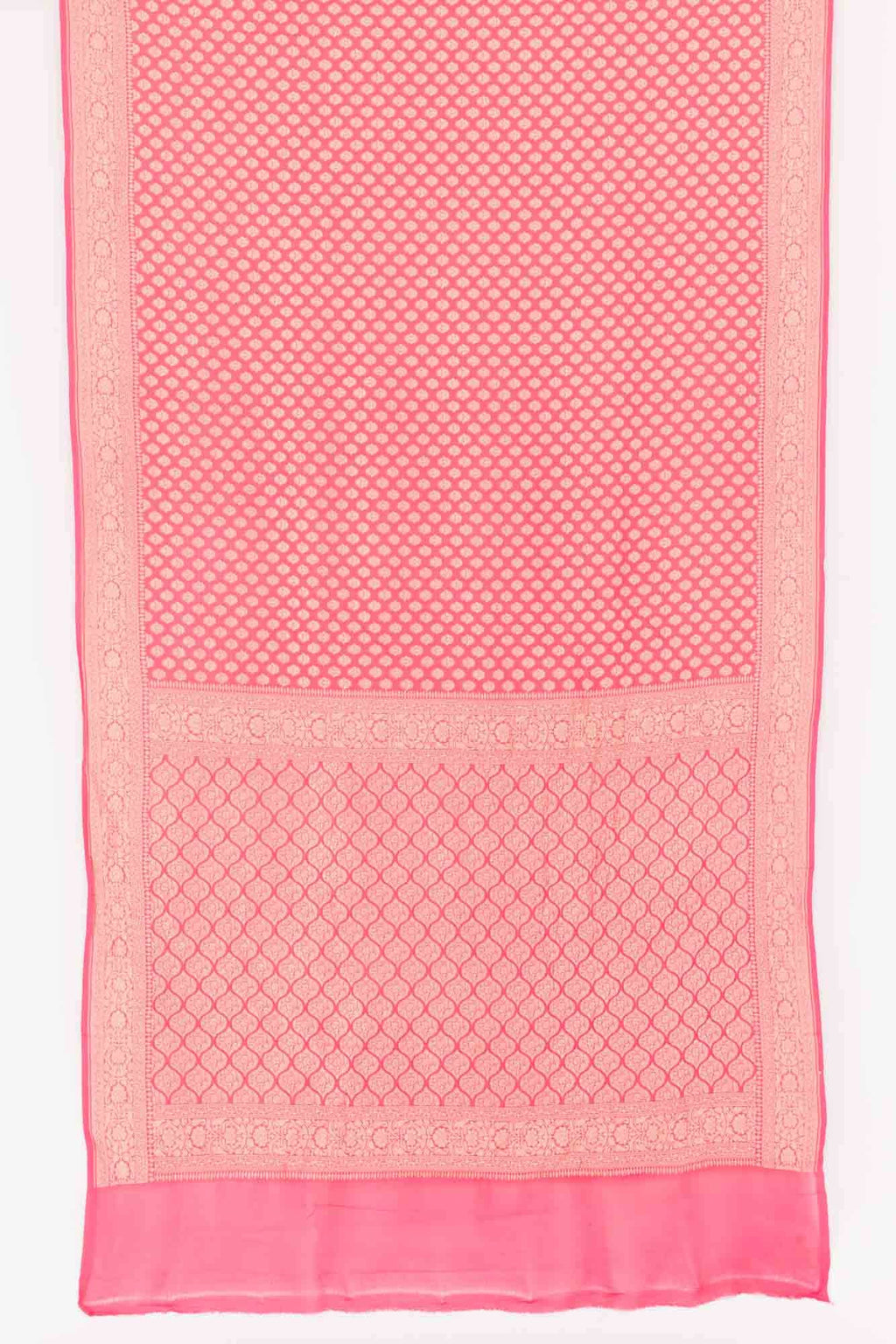 Pink Georgette Saree