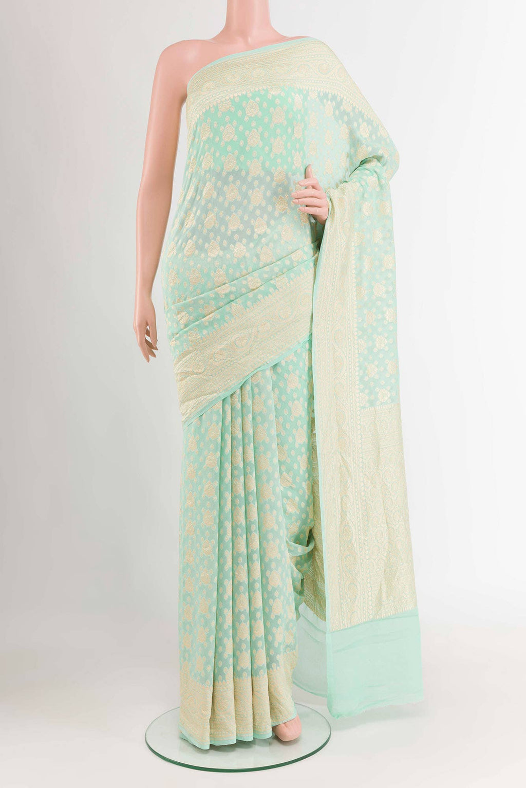 Blue Banarasi Saree