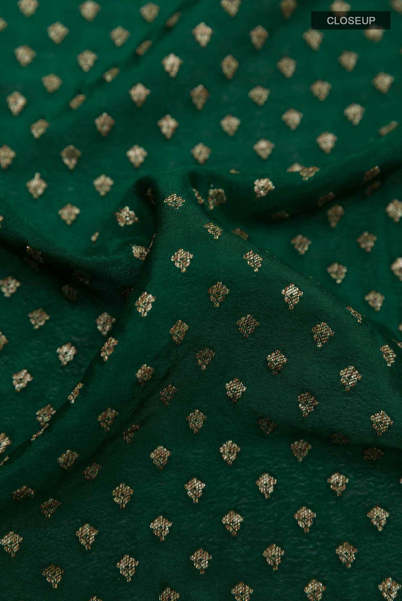Green Georgette Saree