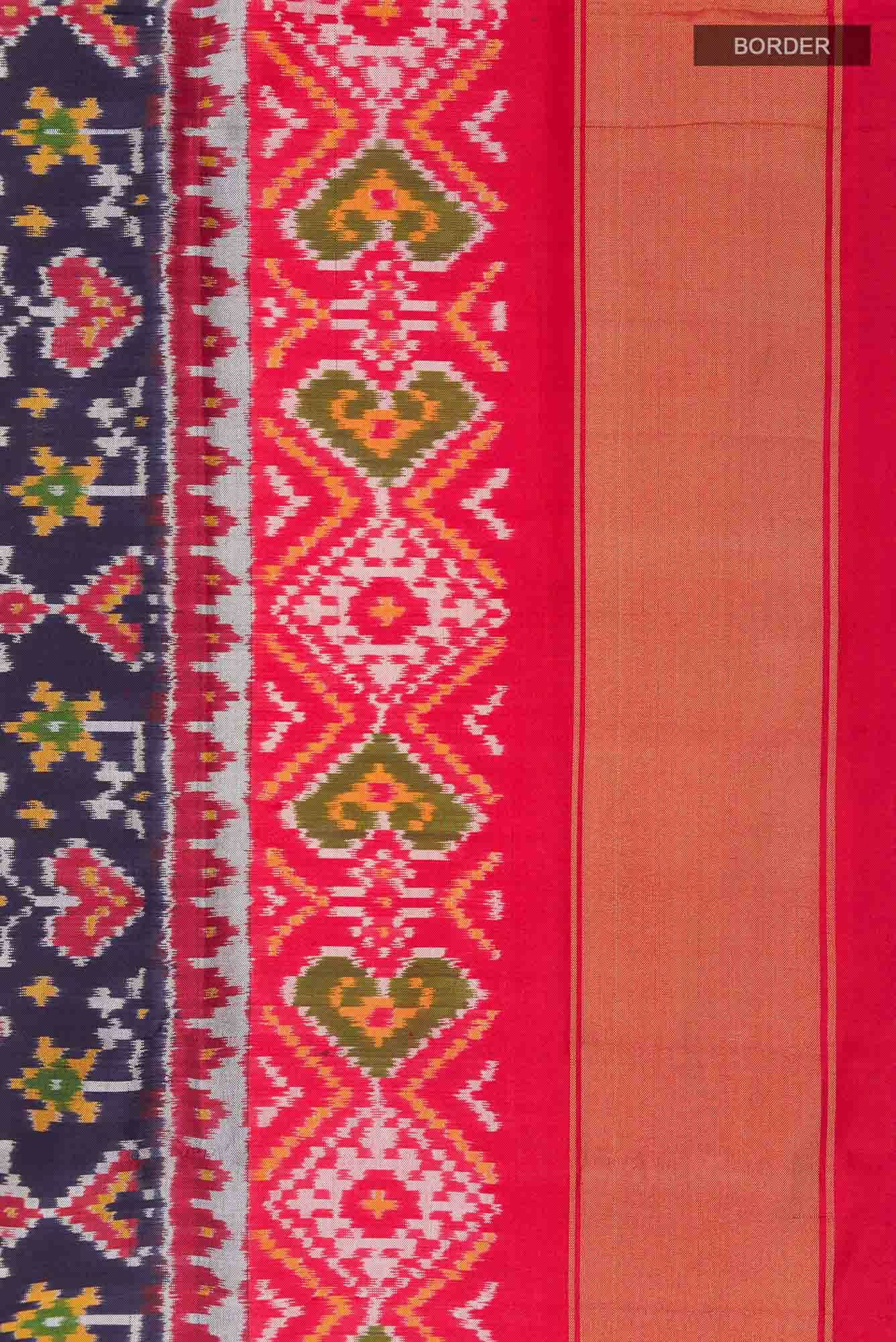 Dark Blue Pochampally Saree