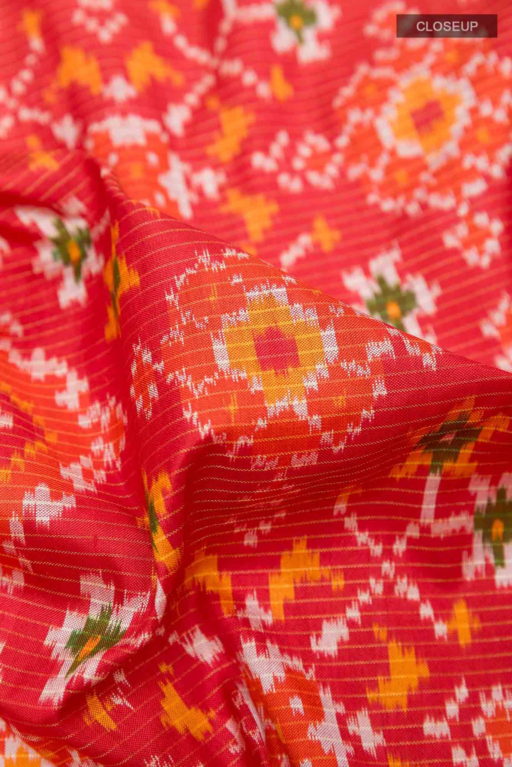 Maroon Pochampally Saree