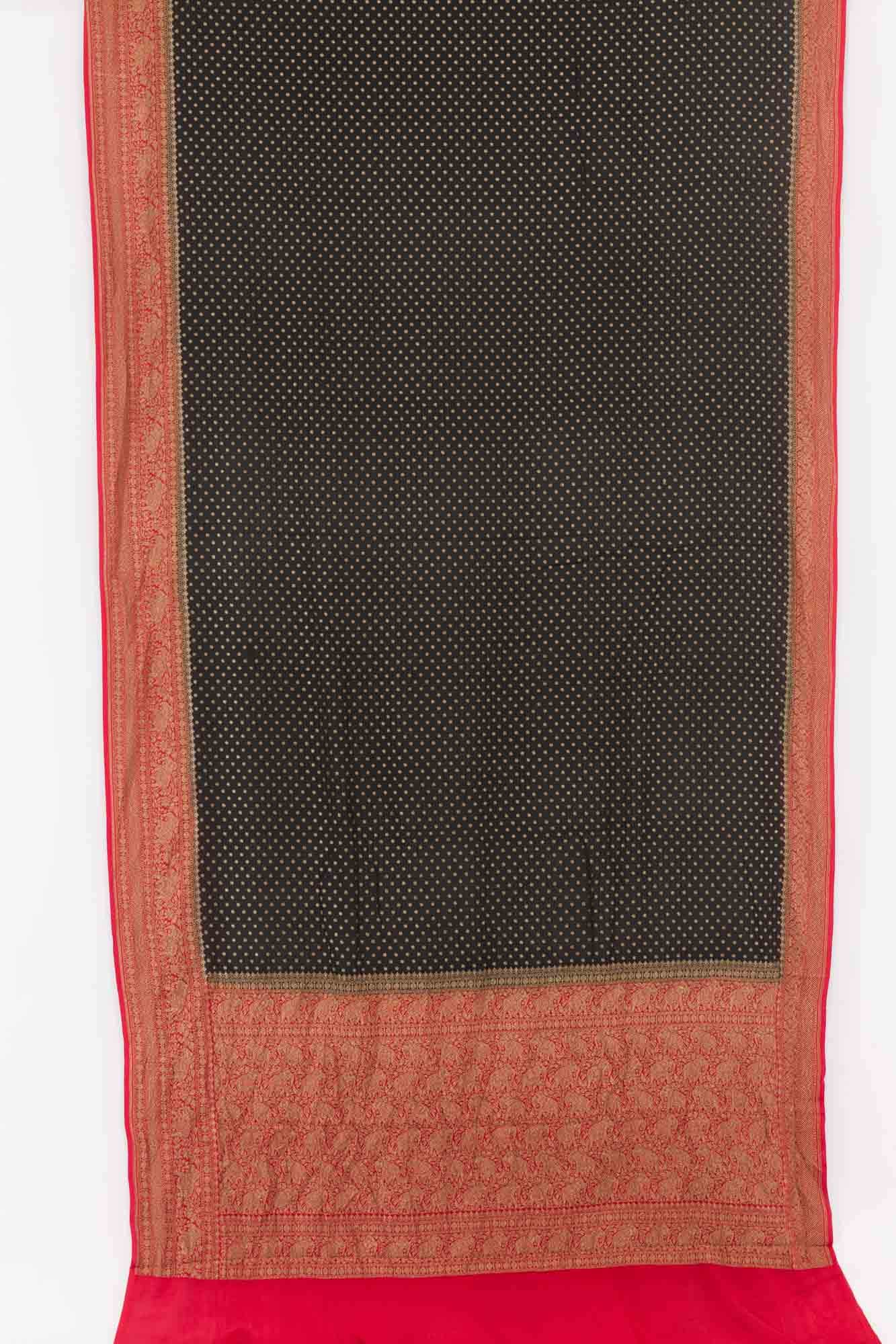 Black Georgette Saree