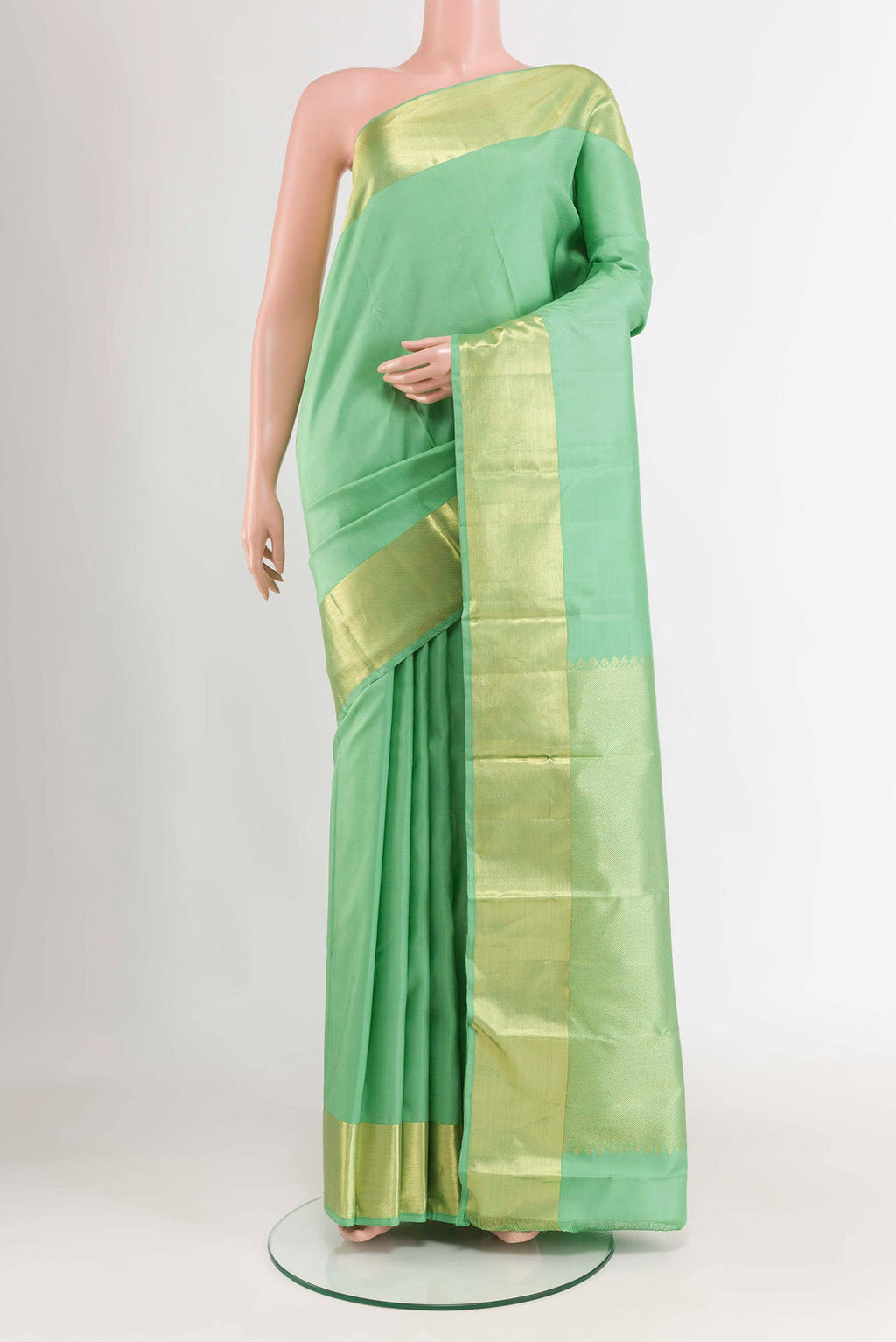 Green Kanchipuram Saree