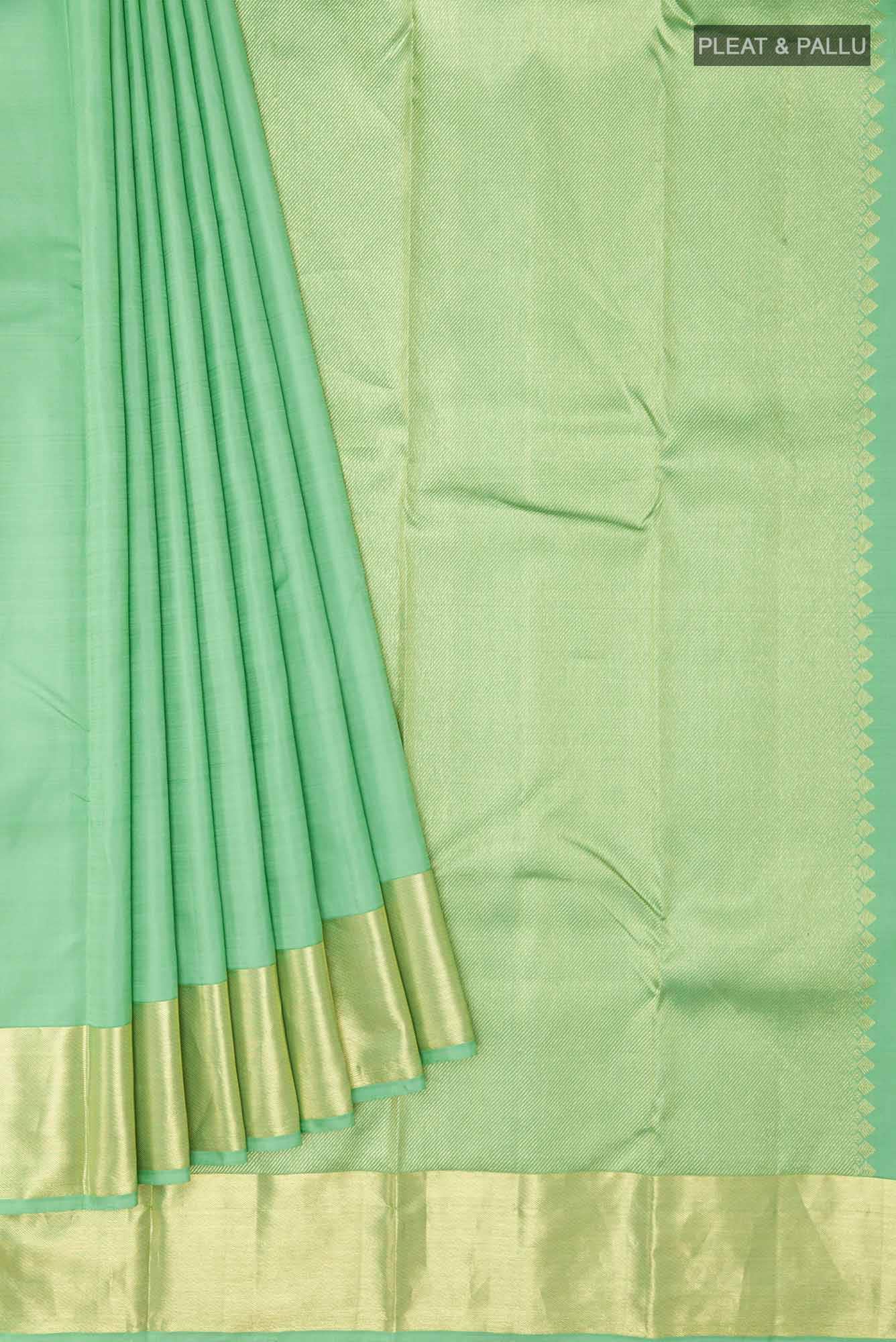 Green Kanchipuram Saree
