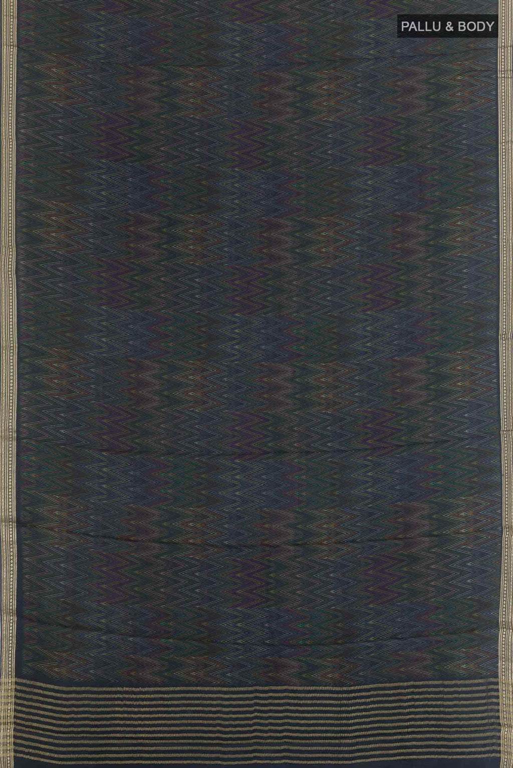 Dark Blue Satin Silk Saree
