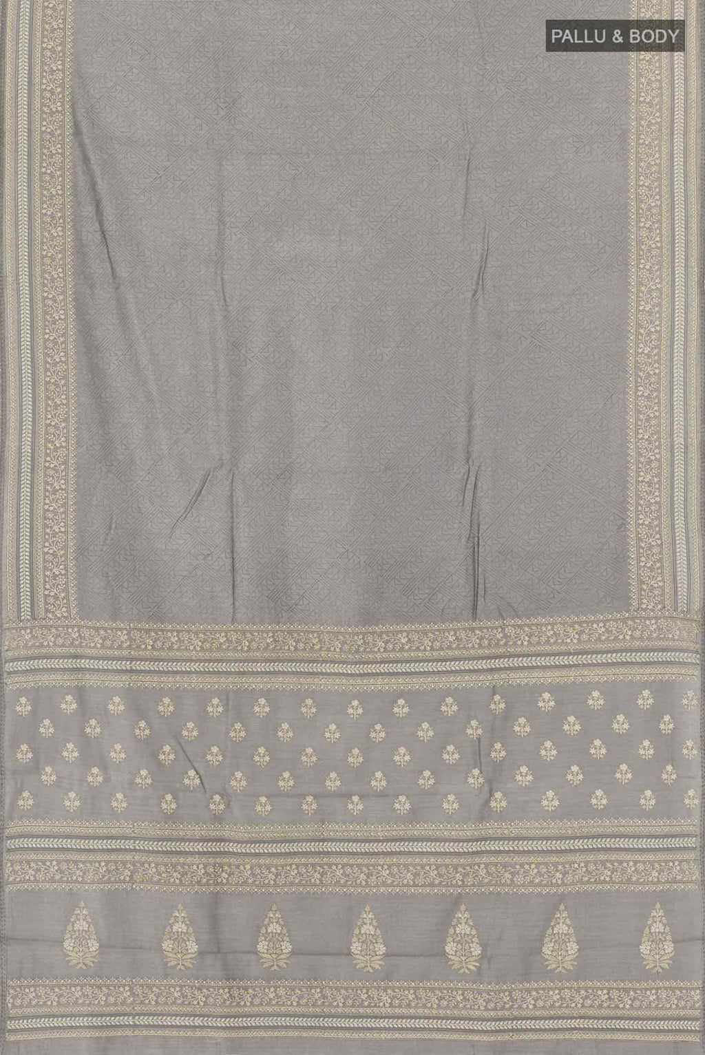 Grey Tussar Saree