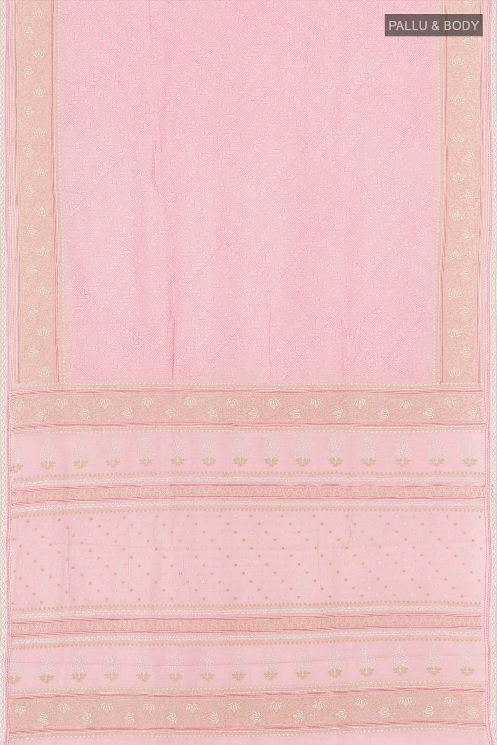 Pink Tussar Saree
