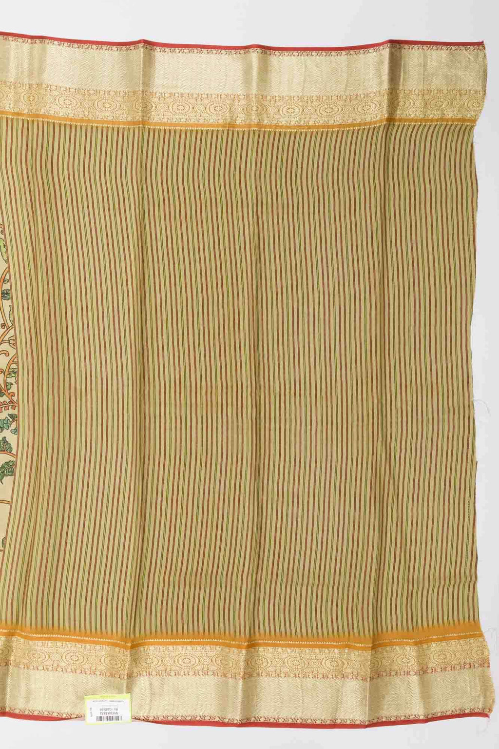Dark Beige Satin Silk Saree