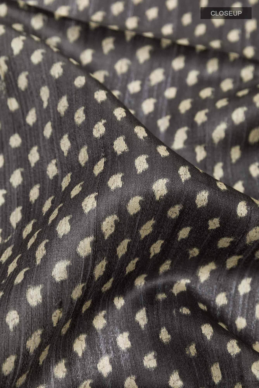 Black Tussar Saree