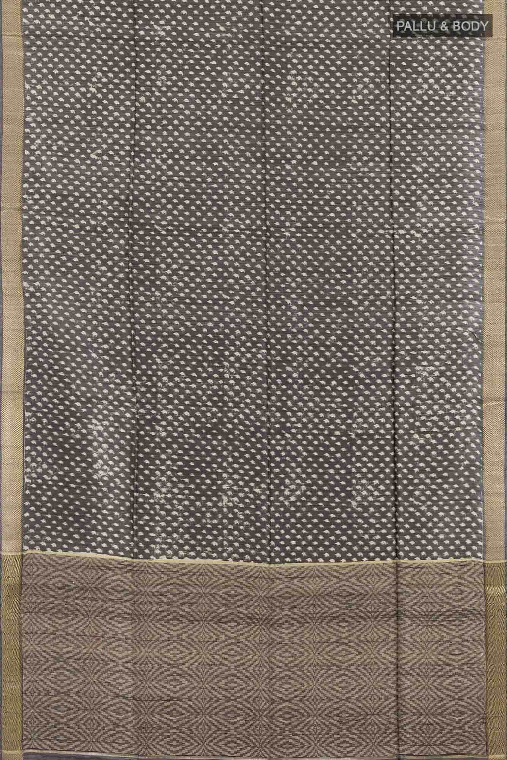 Black Tussar Saree