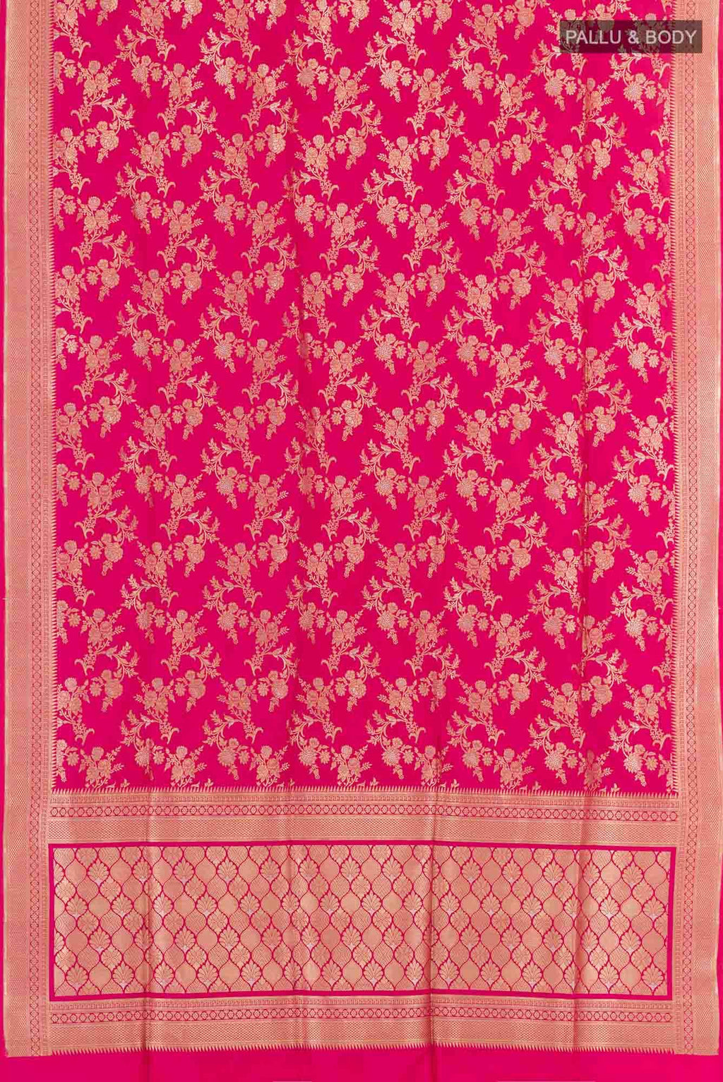Pink Banarasi Silk Saree