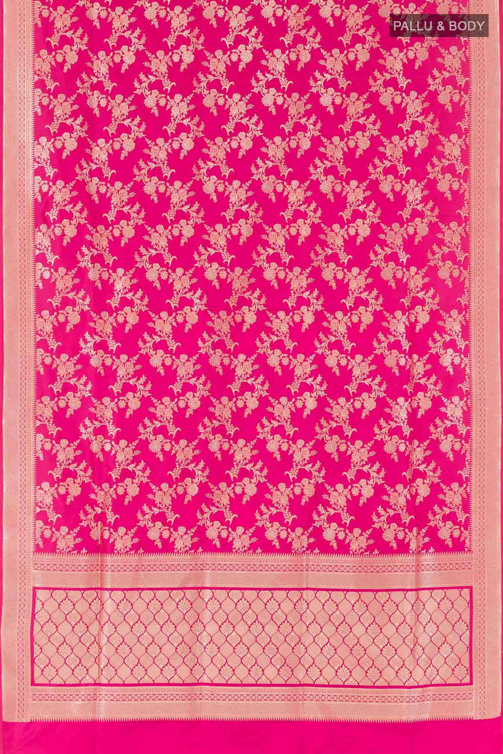 Pink Banarasi Silk Saree