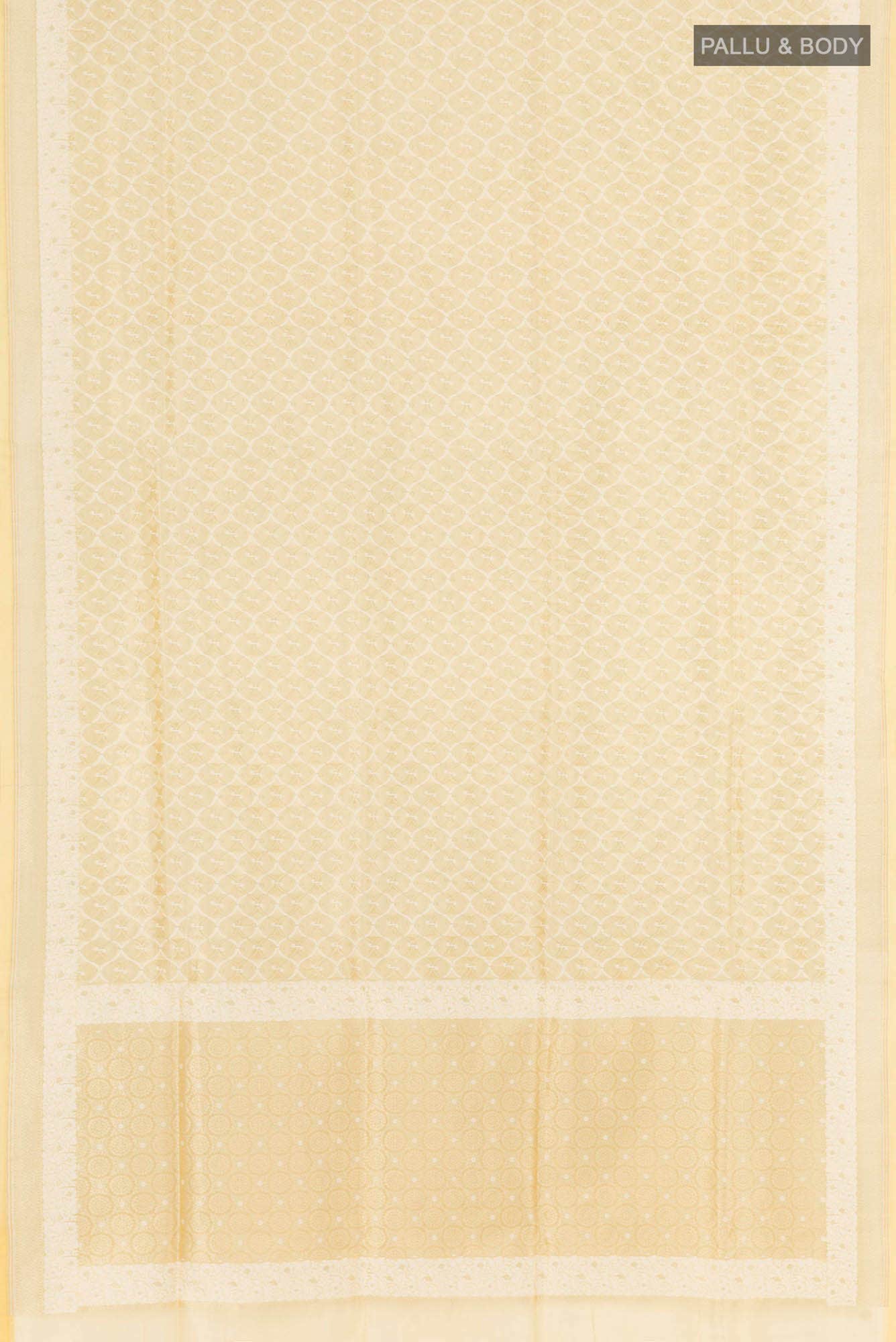 Golden Banarasi Tissue Silk Saree