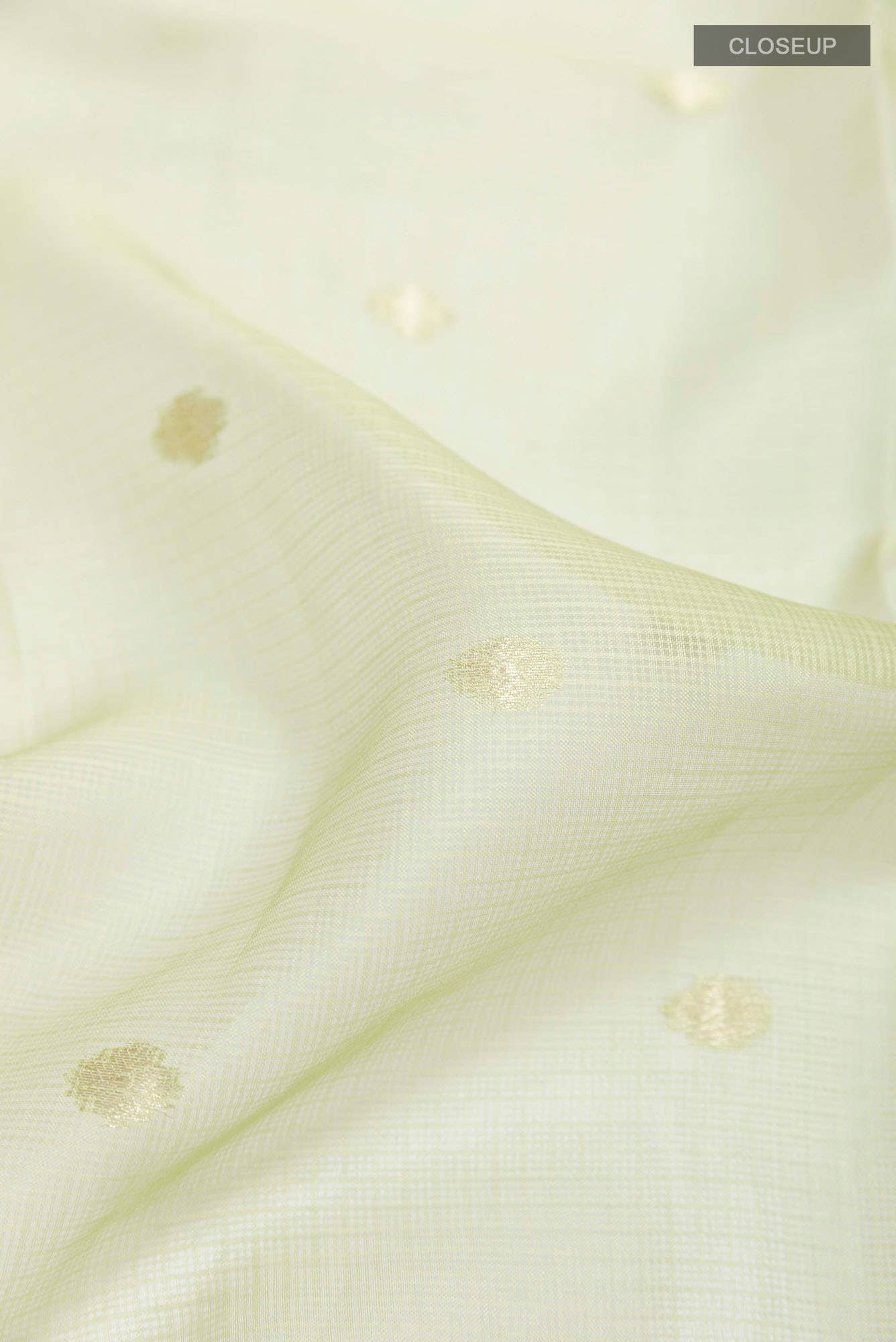 Pista Green Kota Cotton Saree