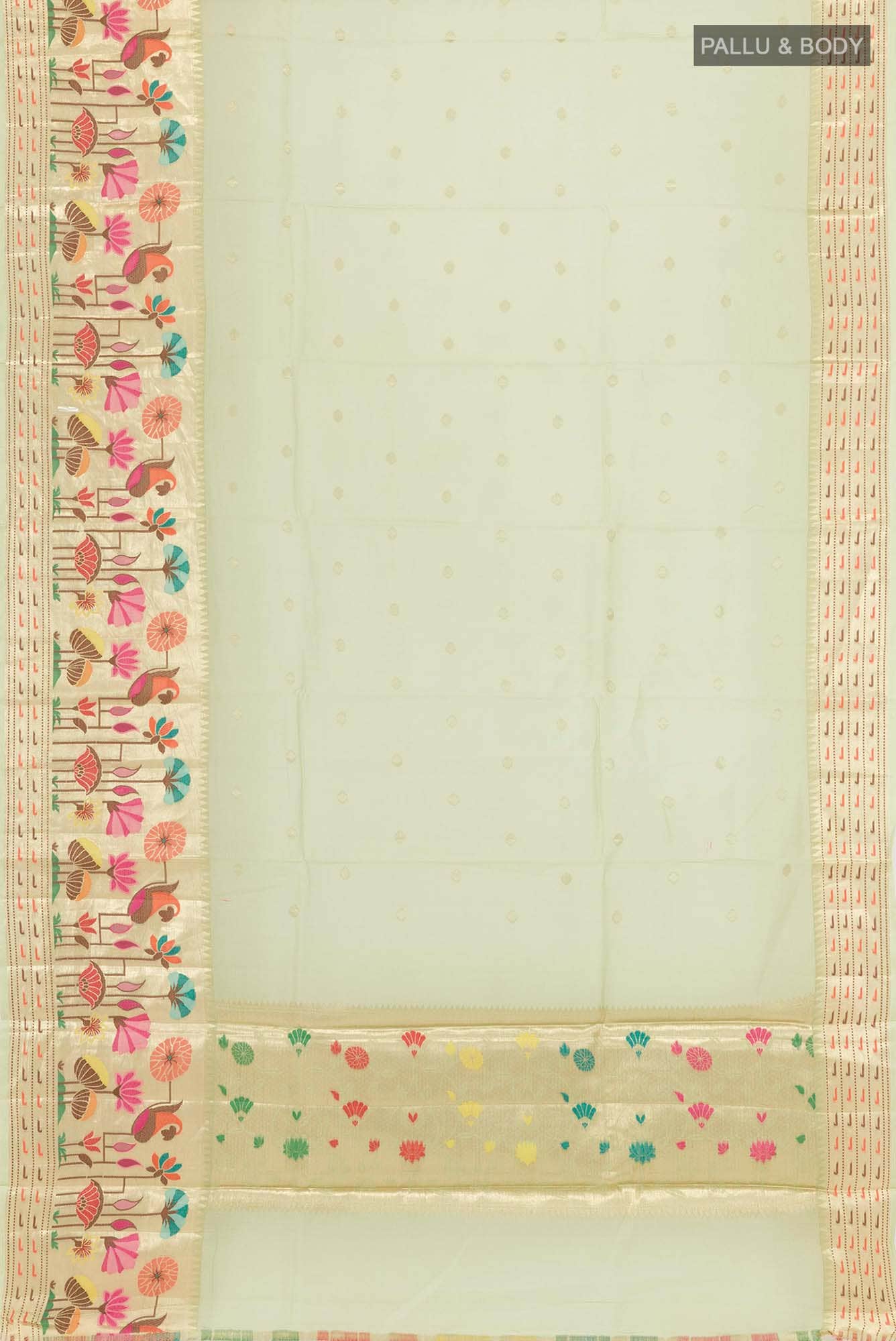 Pista Green Kota Cotton Saree