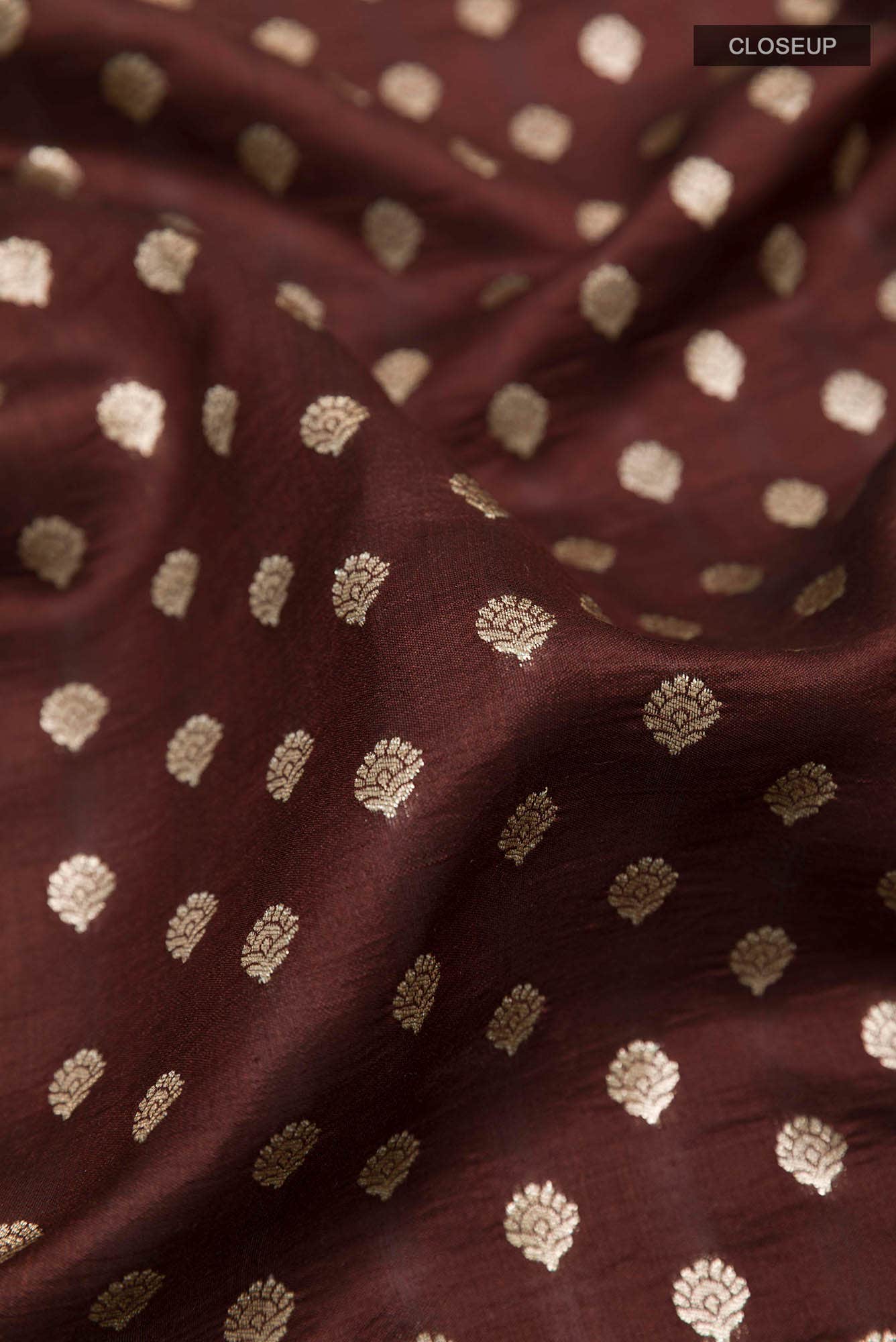 Brown Tussar Saree