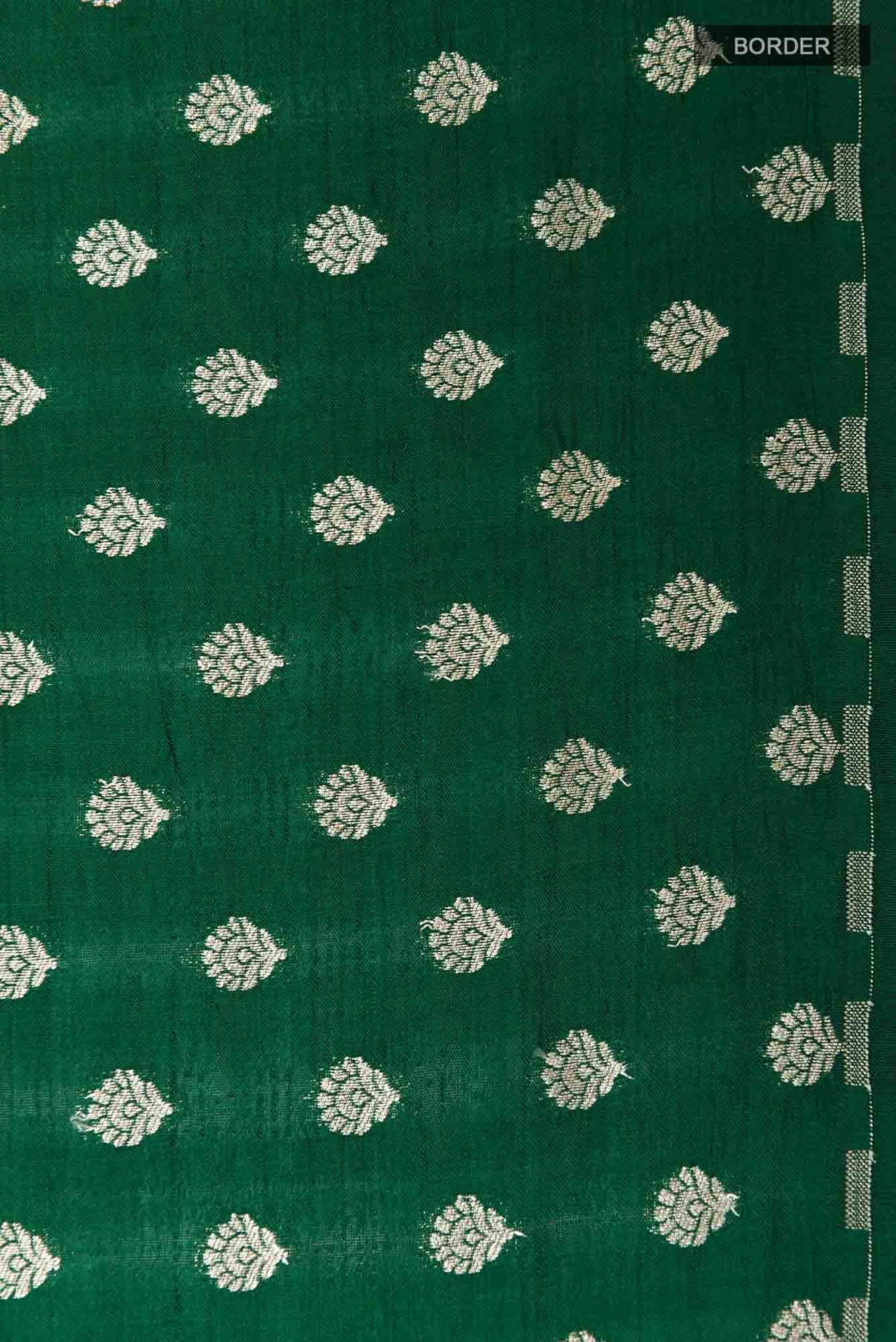 Green Tussar Saree