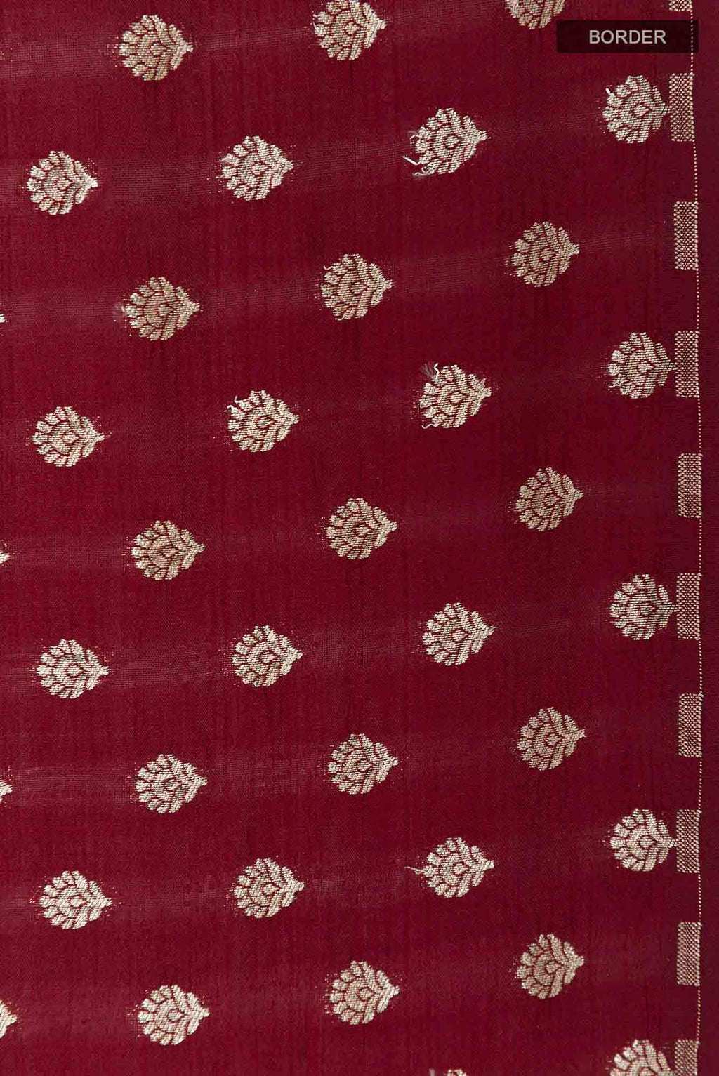 Maroon Tussar Saree