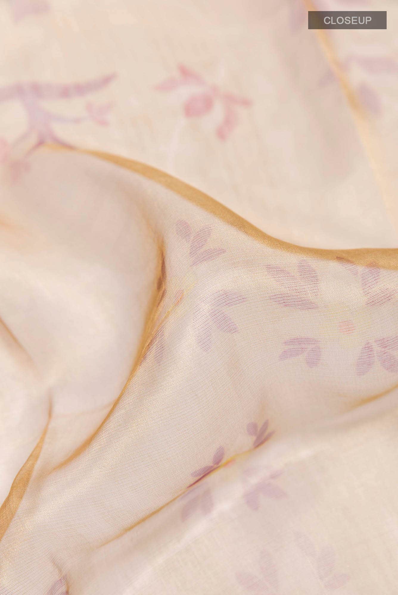 Golden Tussar Saree
