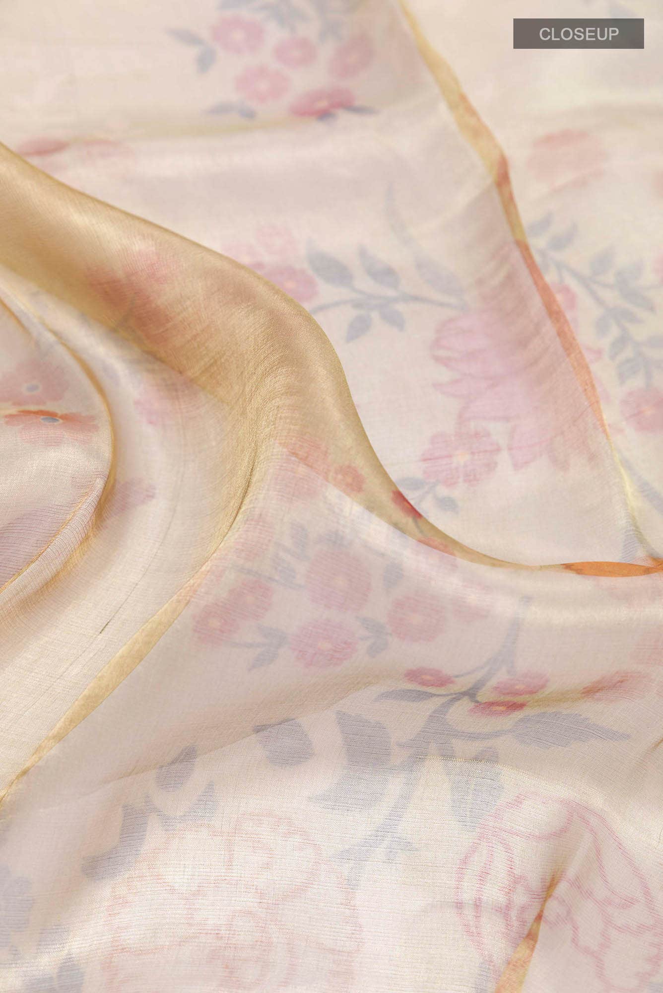 Golden Tussar Saree