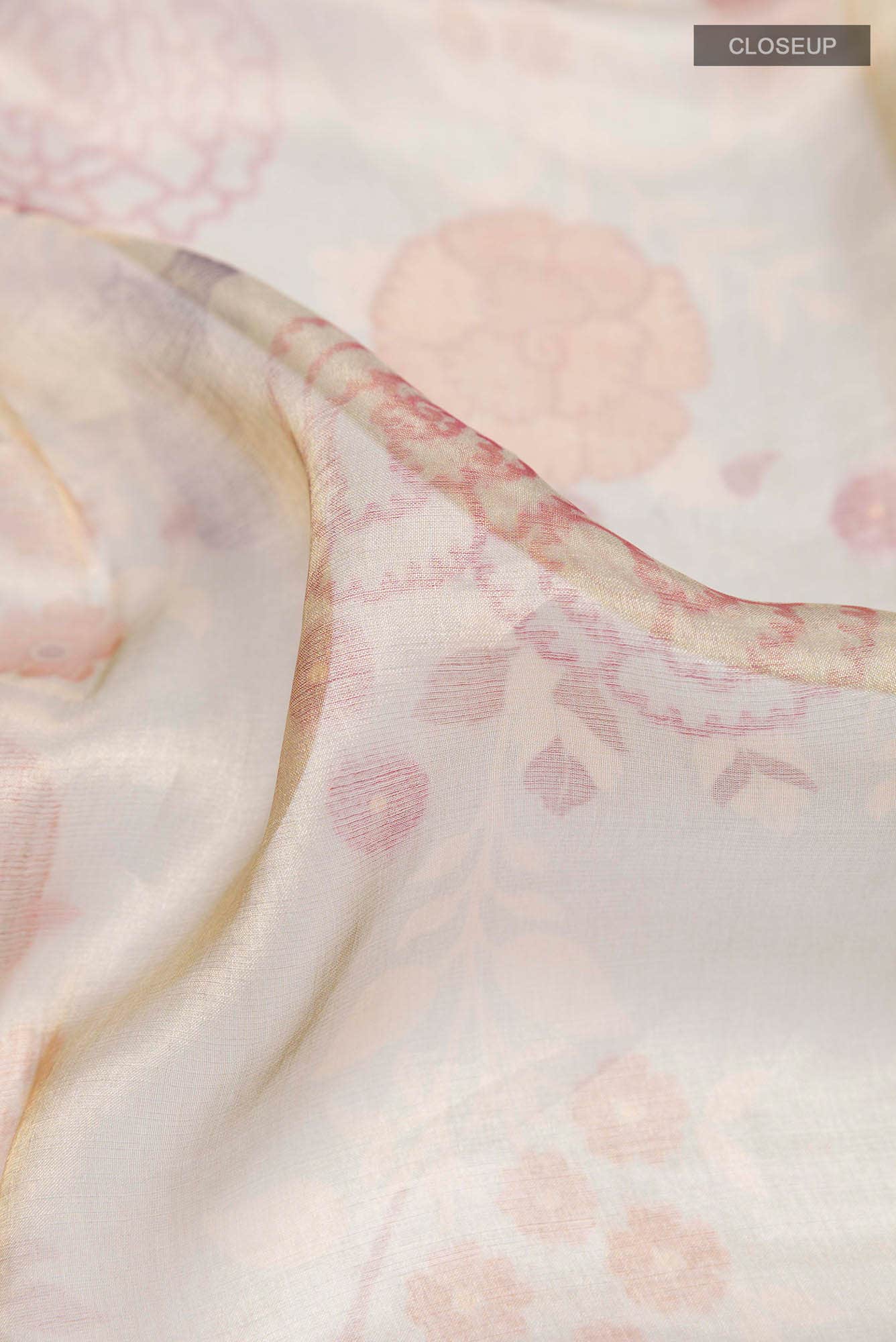 Golden Tussar Saree