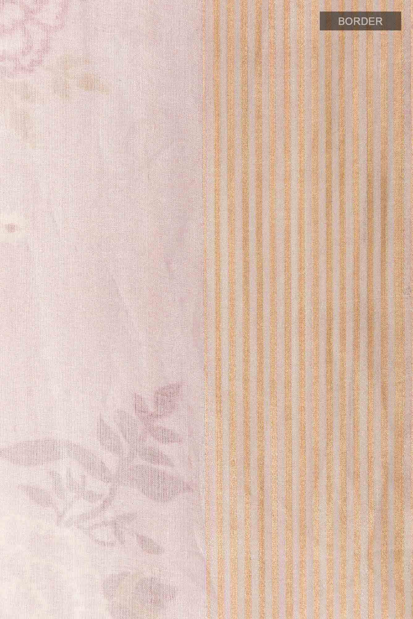 Golden Tussar Saree