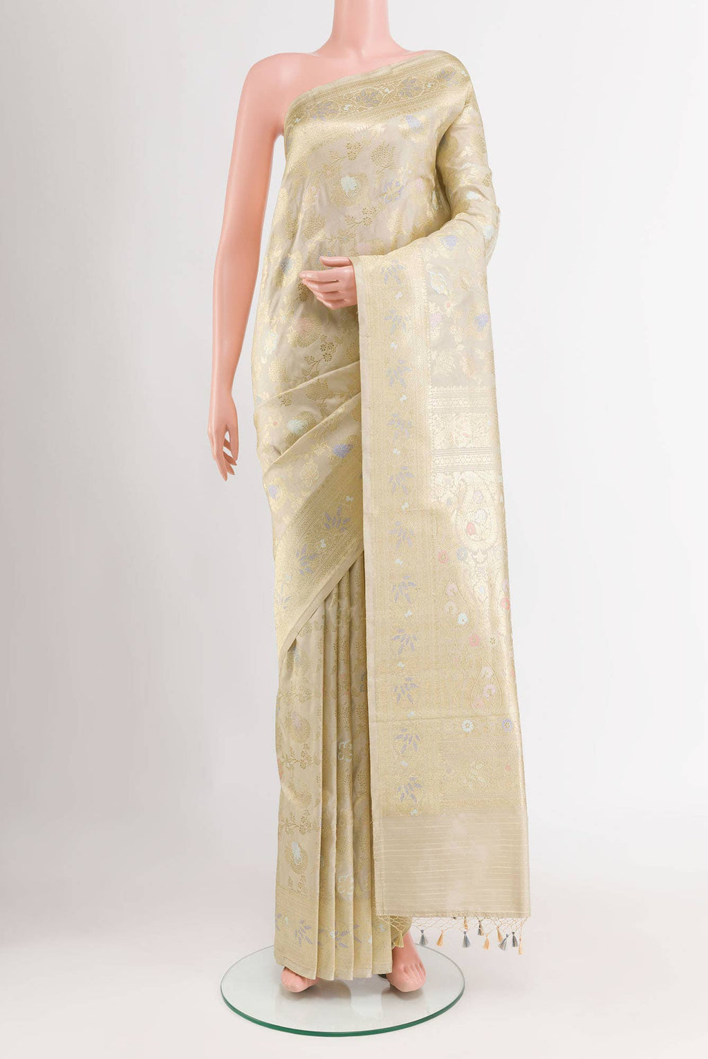 Bronze Banarasi Silk Saree