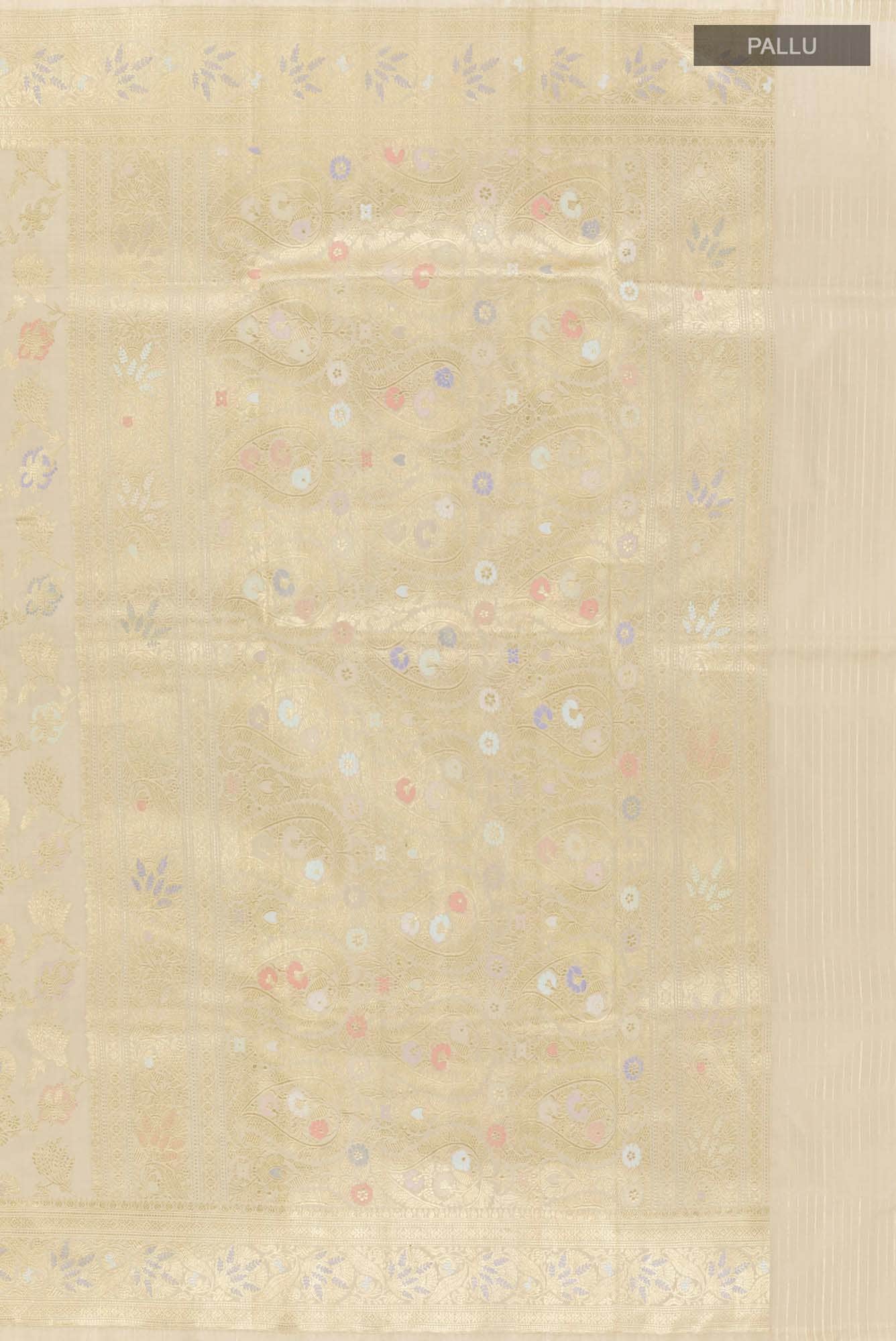 Bronze Banarasi Silk Saree