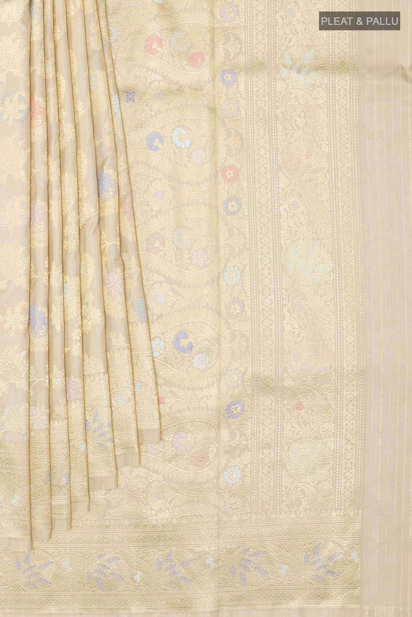 Bronze Banarasi Silk Saree