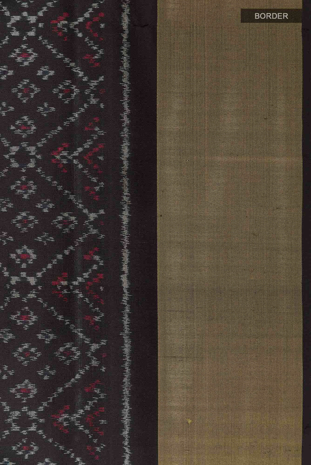 Black Pochampally Silk Saree