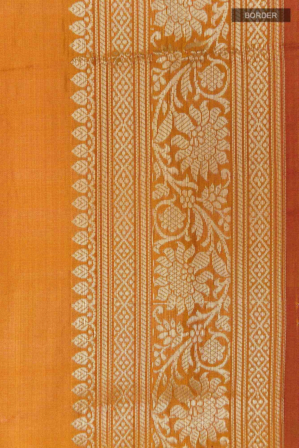 Mustard Banarasi Katan Silk Saree