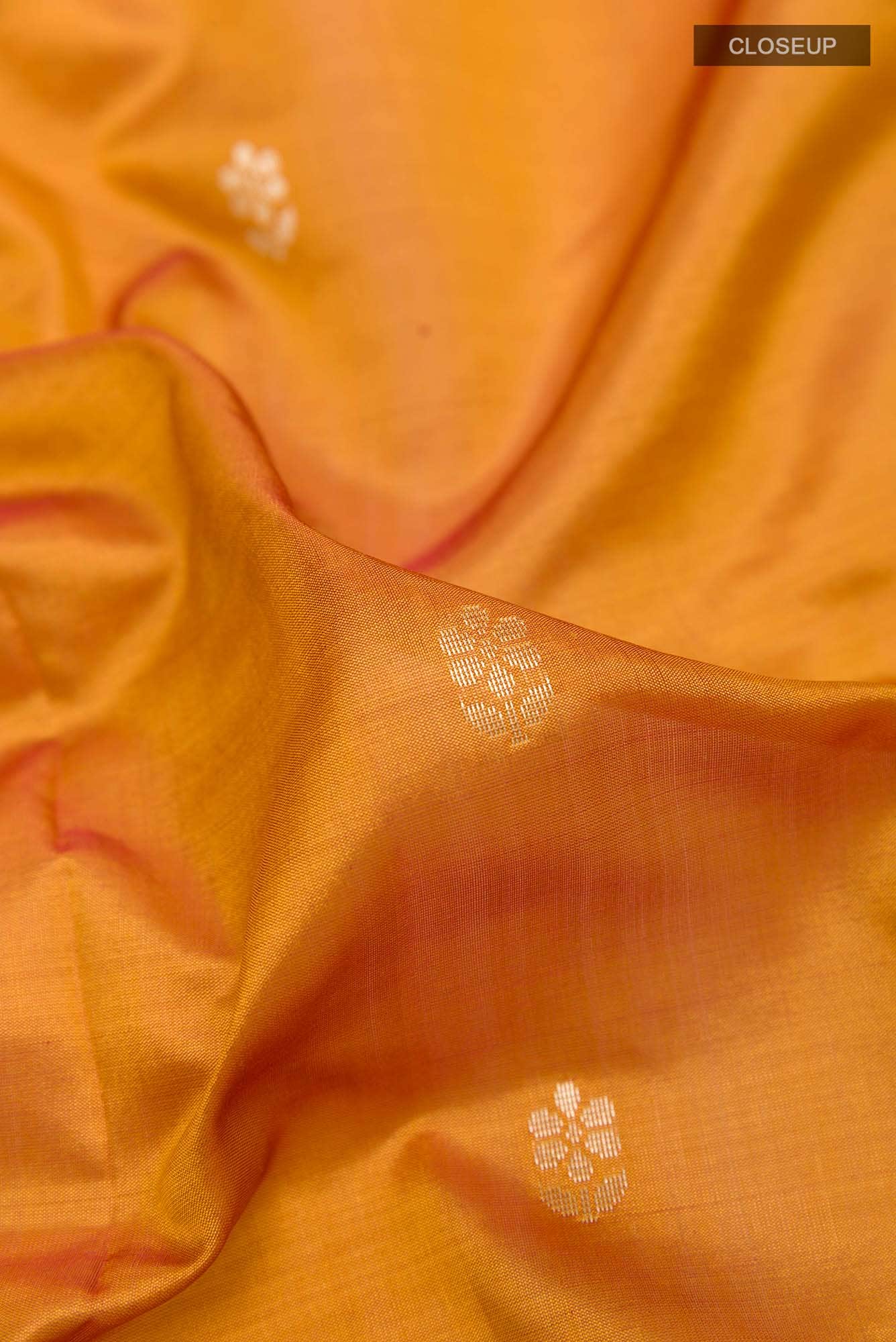 Mustard Banarasi Katan Silk Saree
