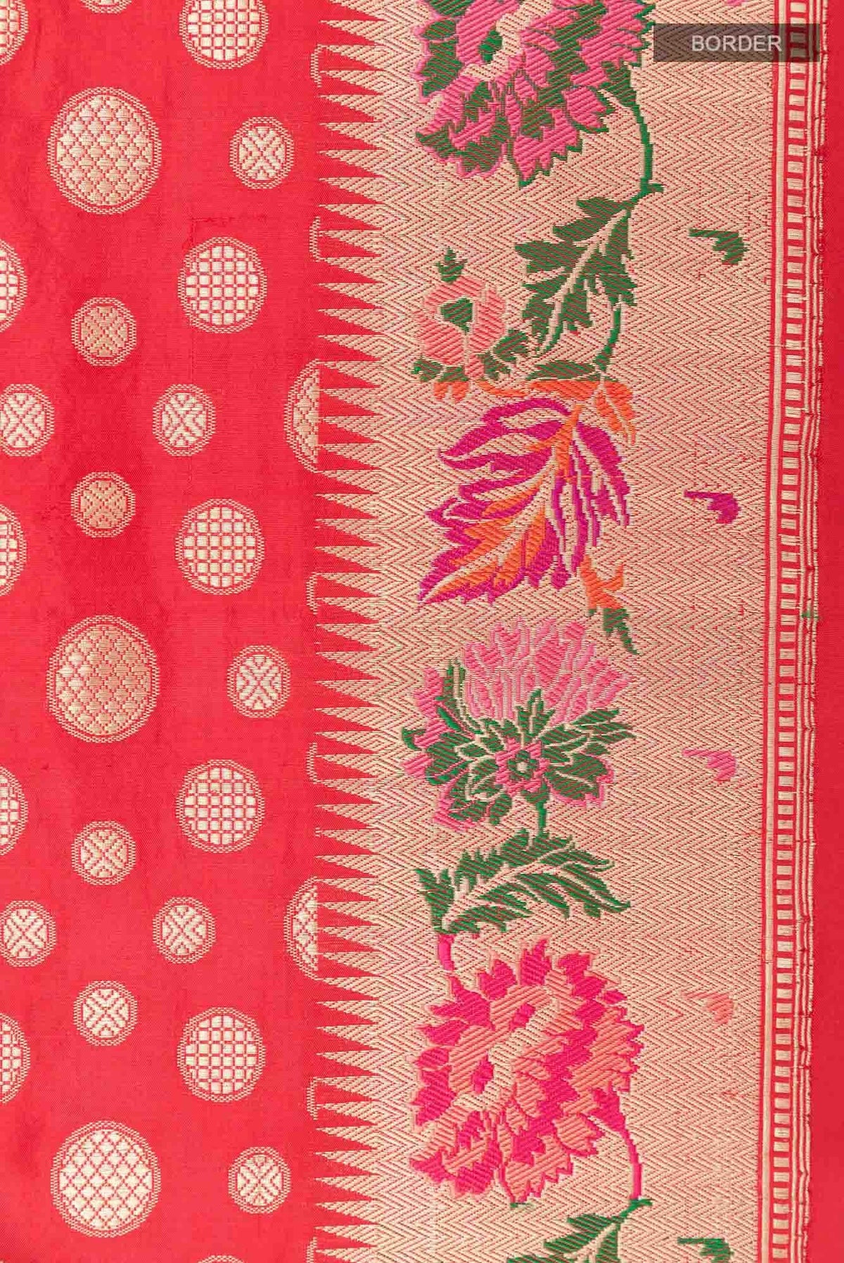 Red Banarasi Silk Saree
