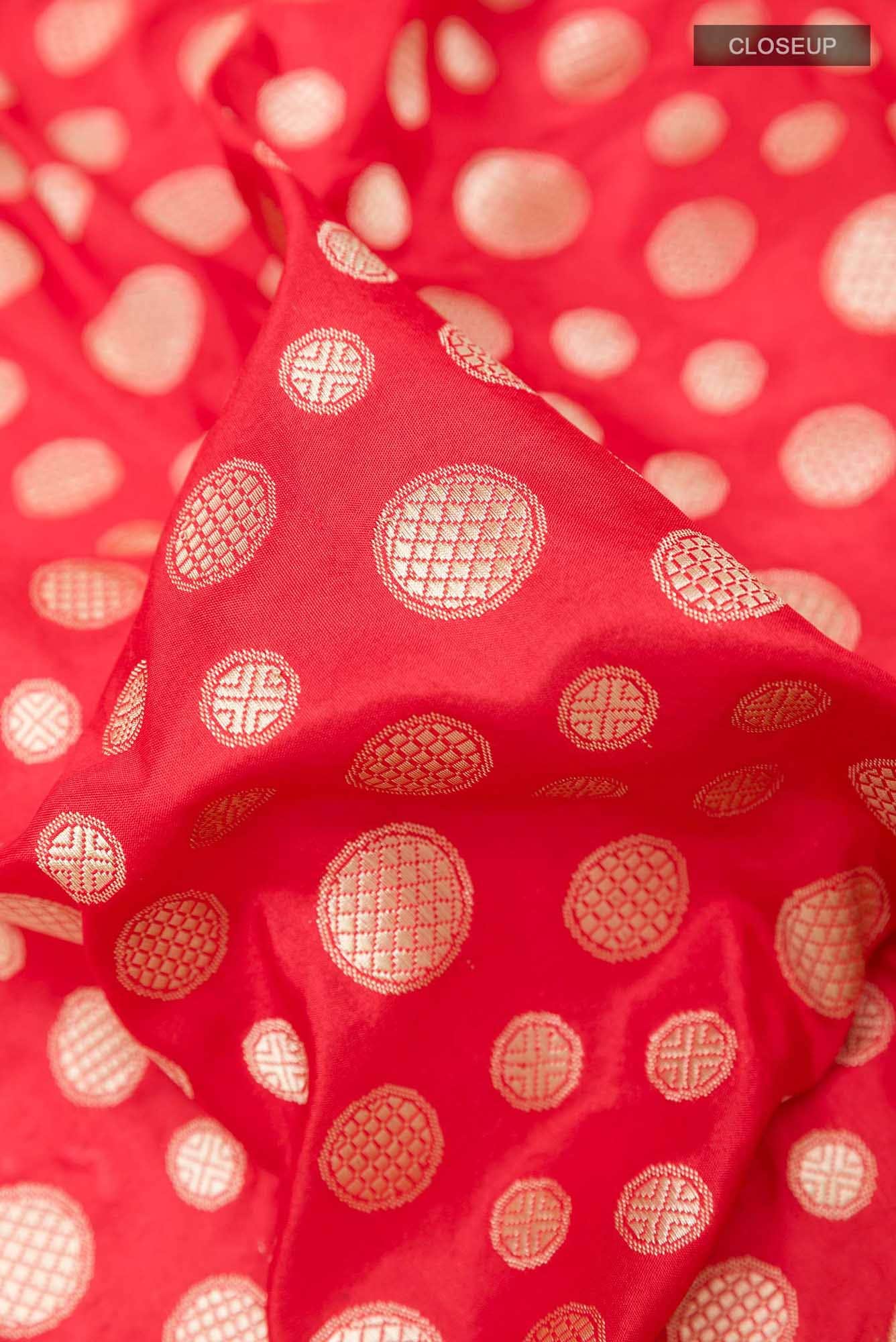 Red Banarasi Silk Saree