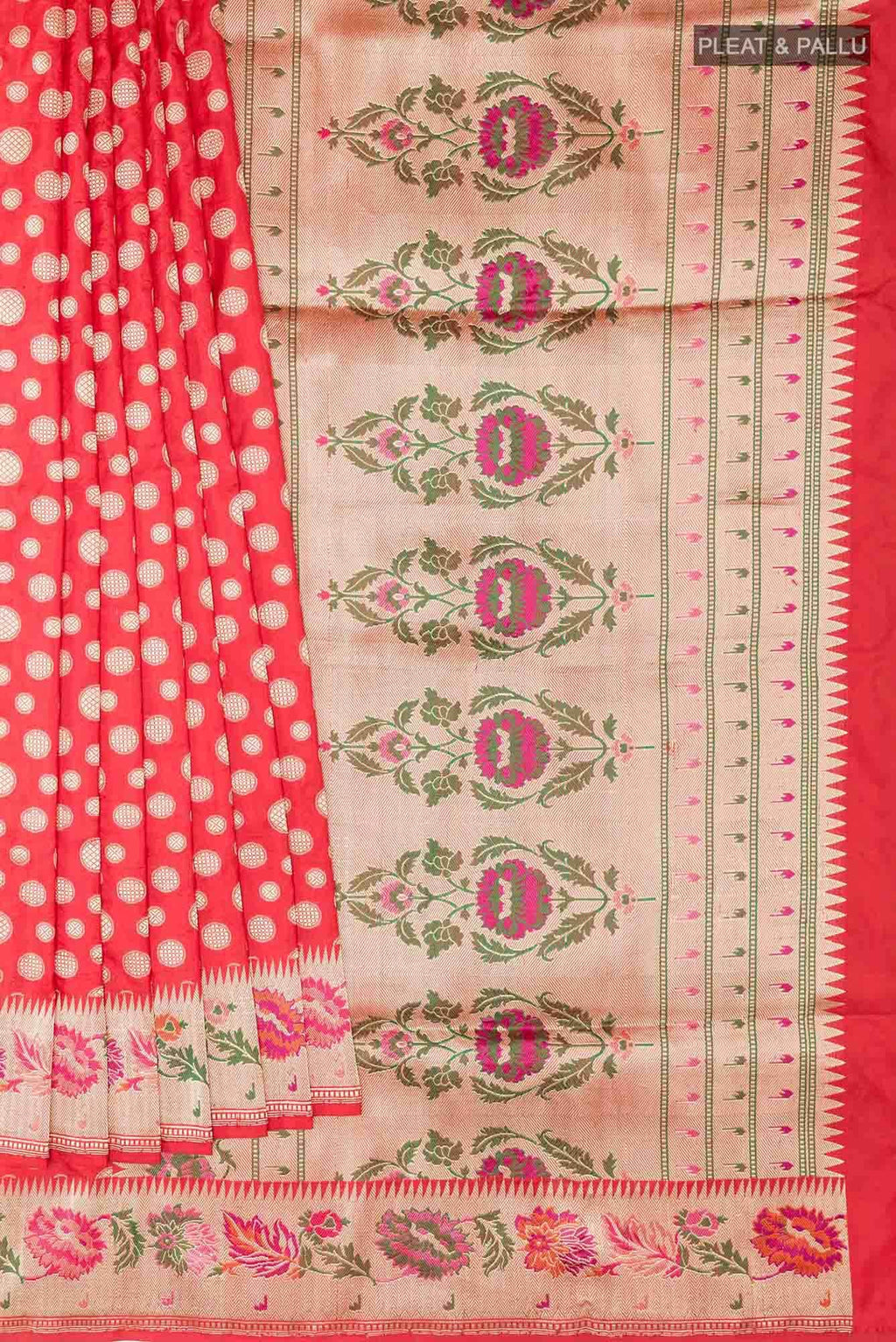 Red Banarasi Silk Saree