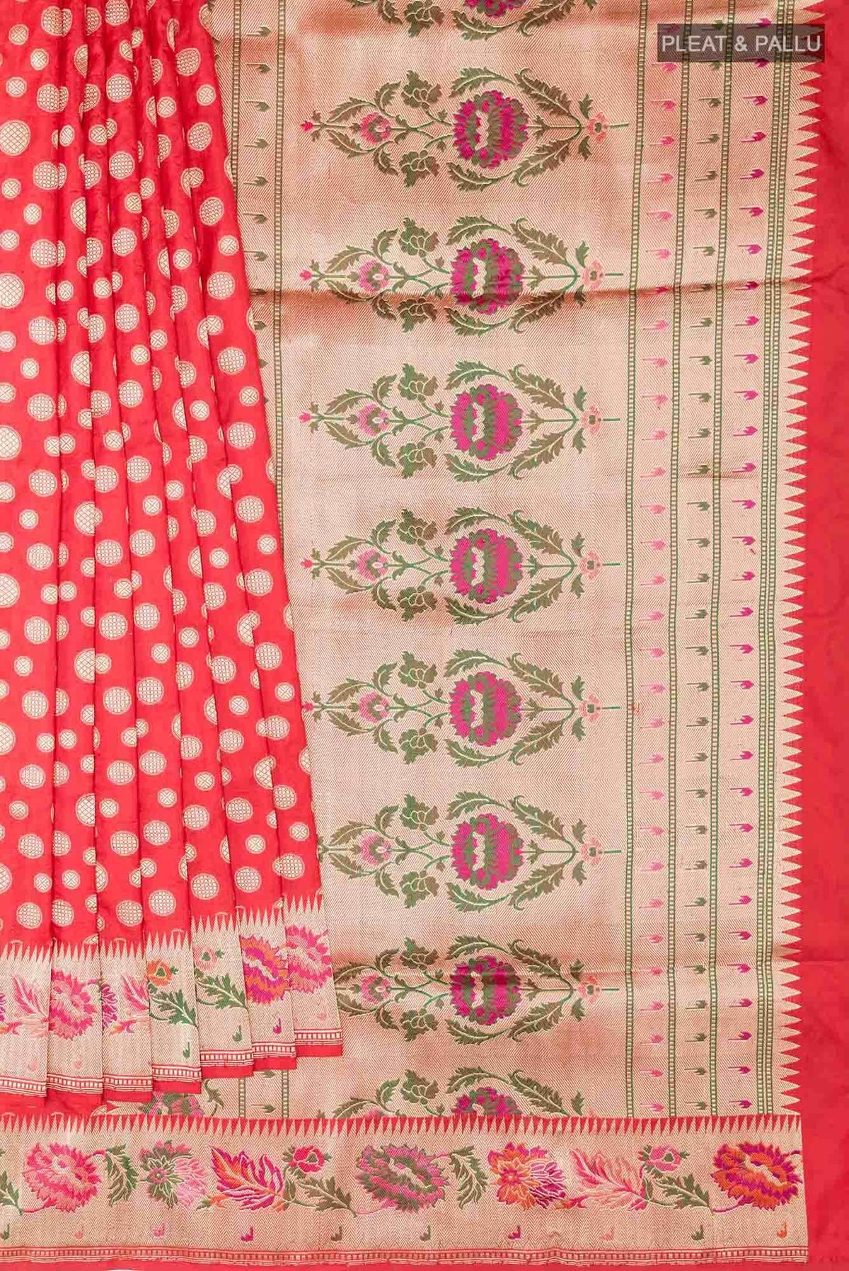 Red Banarasi Silk Saree