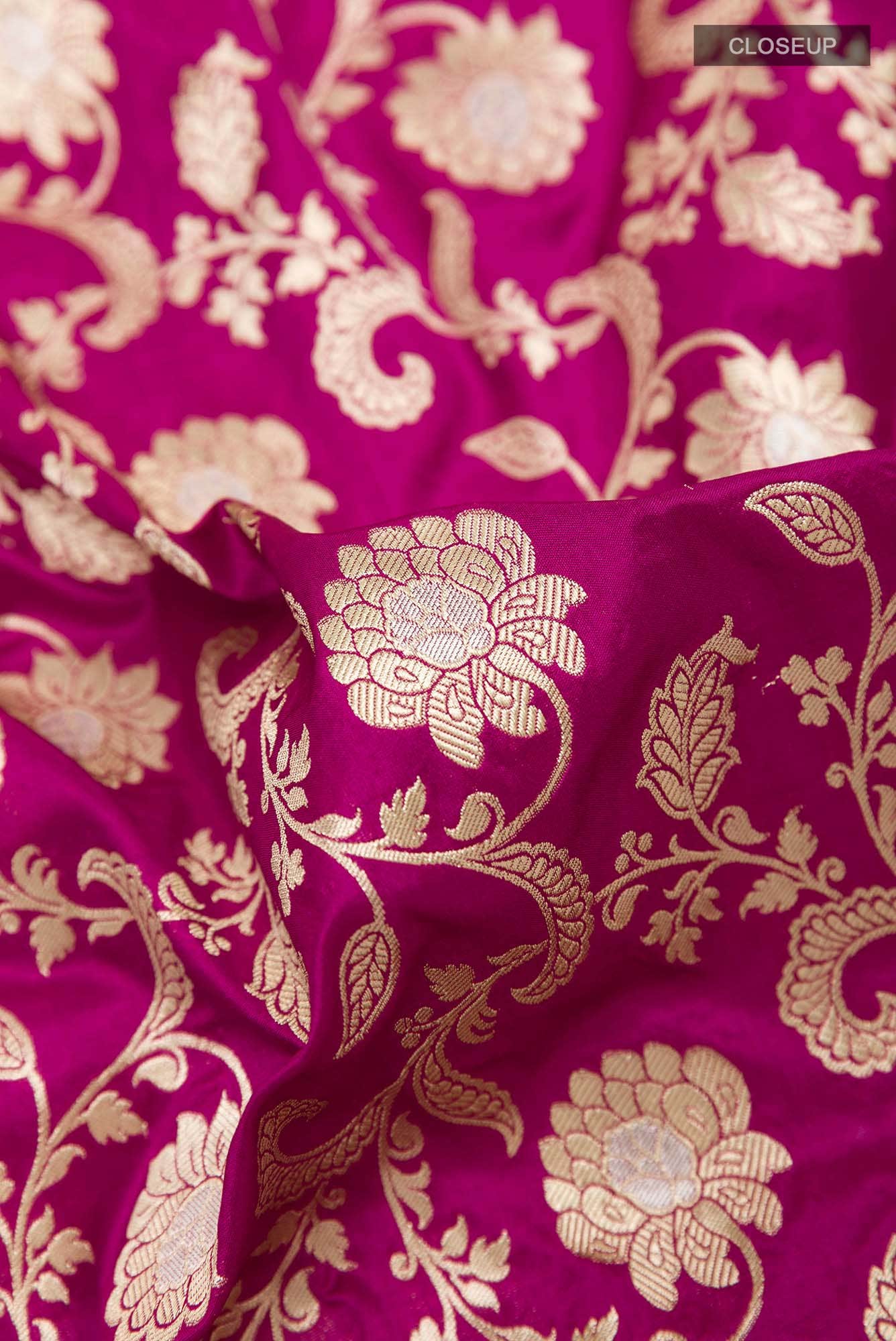 Purple Banarasi Saree