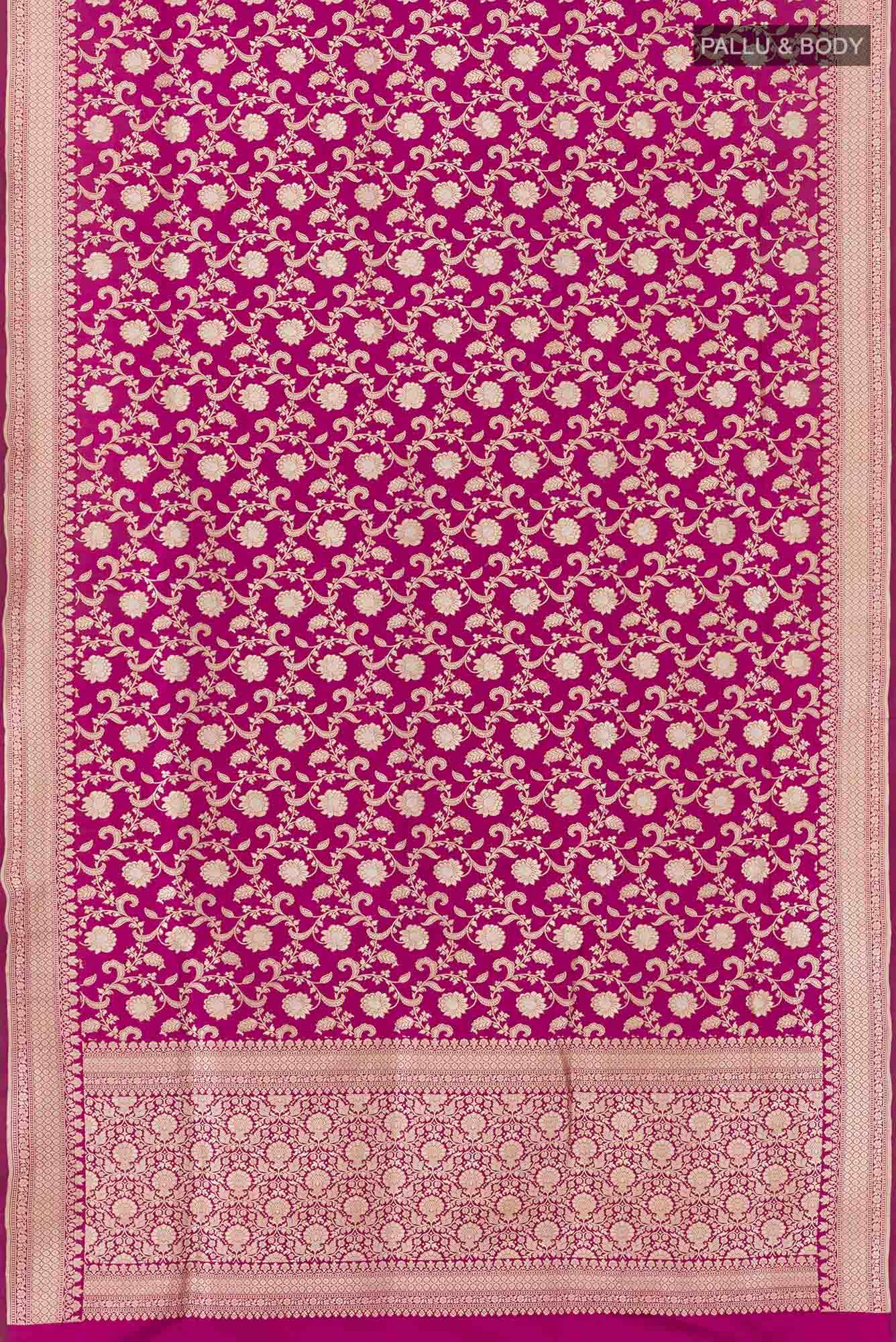 Purple Banarasi Saree